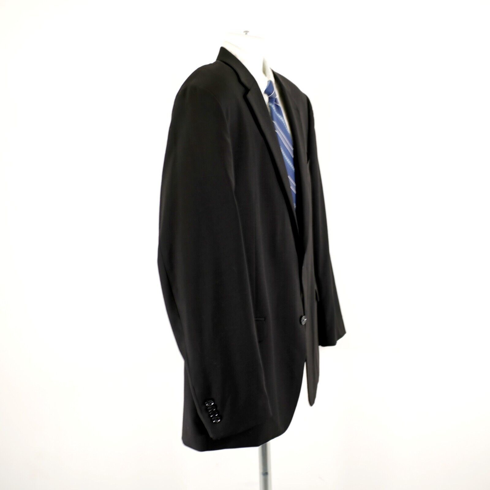 Tommy Hilfiger Tommy Hilfiger Wool Blend Black 2 Button Blazer 44L Tagged 4 Size 44L - 6 Thumbnail