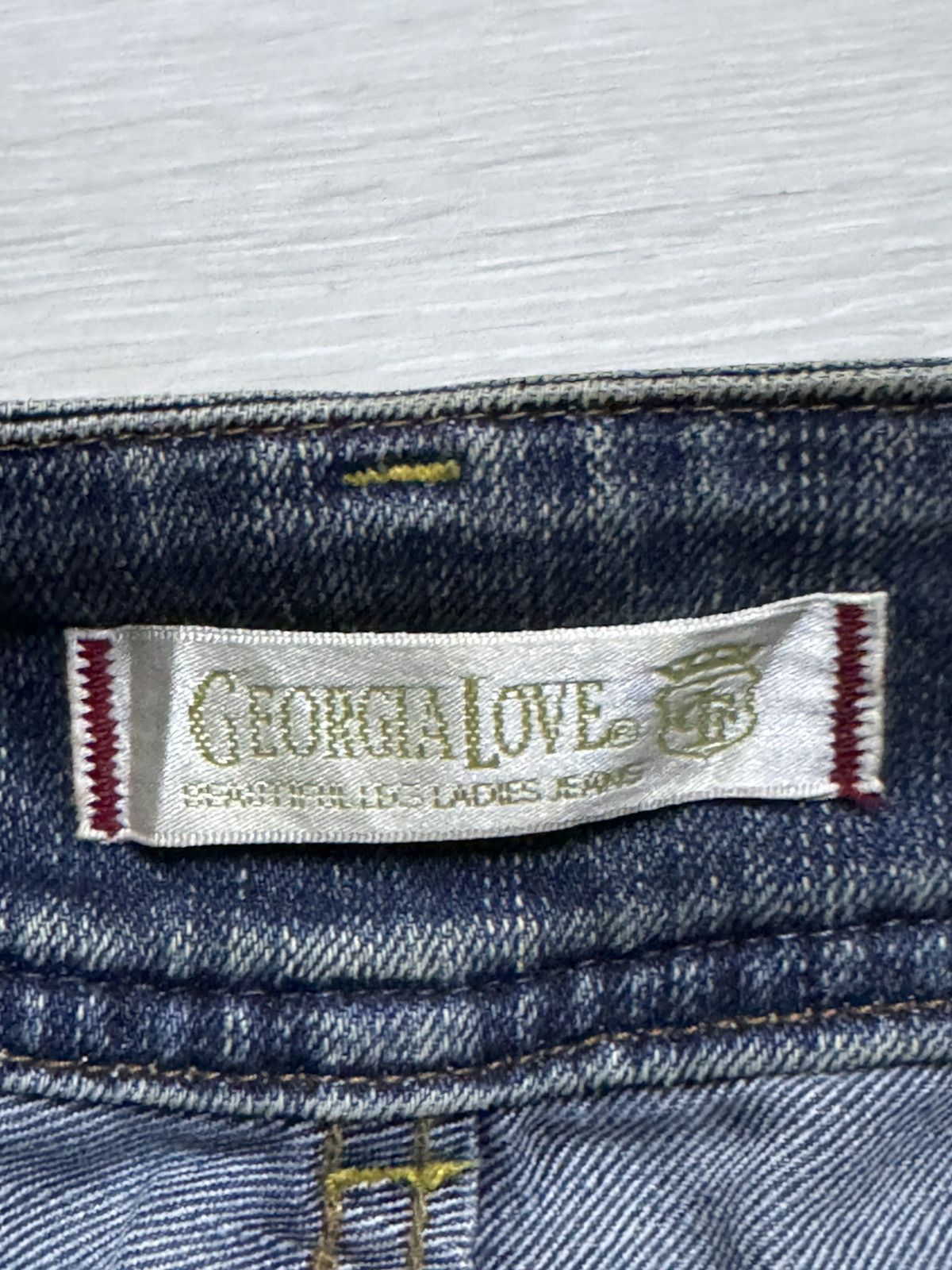 Vintage Woman Jeans Georgia Love Flare Bootcut Jeans Size US 28 / EU 44 - 12 Thumbnail