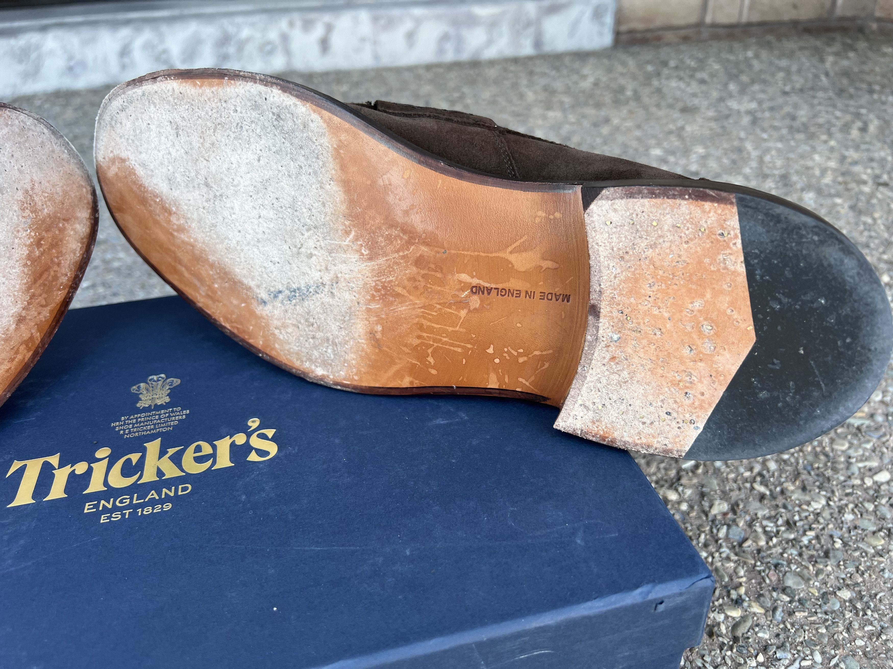 Tricker's Trickers James Penny Loafer - Chocolate Suede UK 11 Size US 12 / EU 45 - 4 Thumbnail