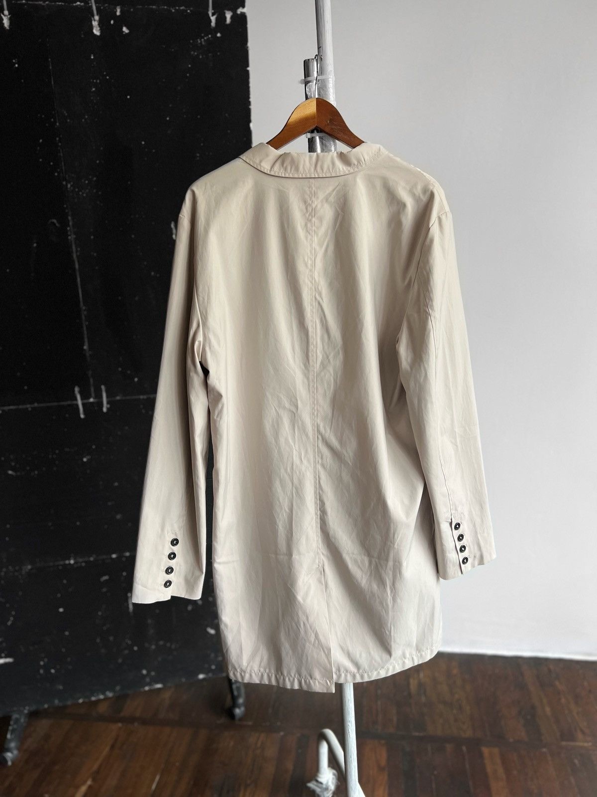 Designer × Guess Guess Mens New Beige Long Sleeve Trench Coat Jacket RRP €170 Size US L / EU 52-54 / 3 - 3 Thumbnail