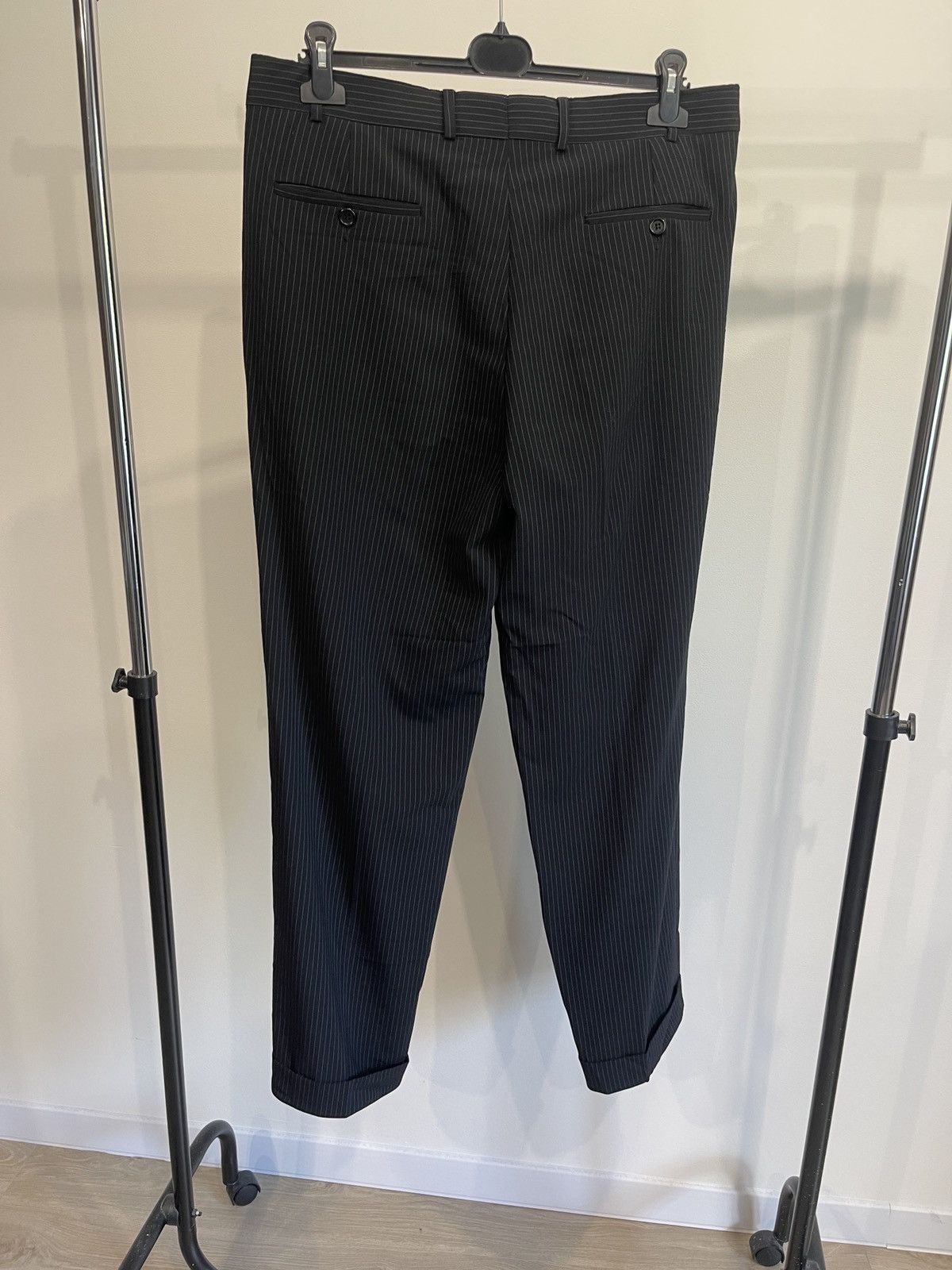 Cerruti 1881 × Vintage Cerruti 1881 Vintage trousers Black Wool Pleated Pants Size 42R - 6 Thumbnail