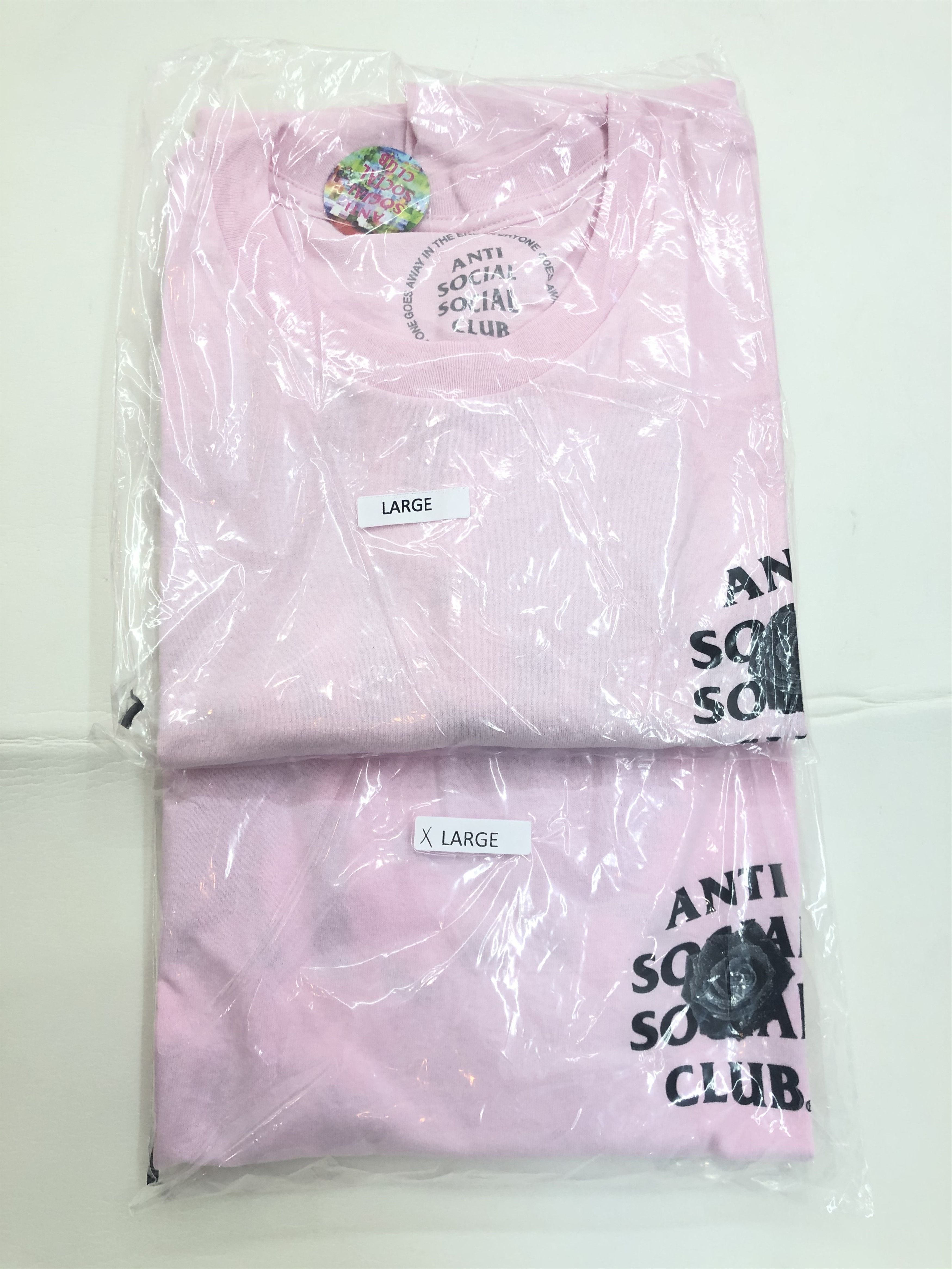 Anti Social Social Club DS Black ASSC Bat Emoji Pink Tee FTP FOG CDG BAPE KITH KAWS Size US L / EU 52-54 / 3 - 6 Thumbnail
