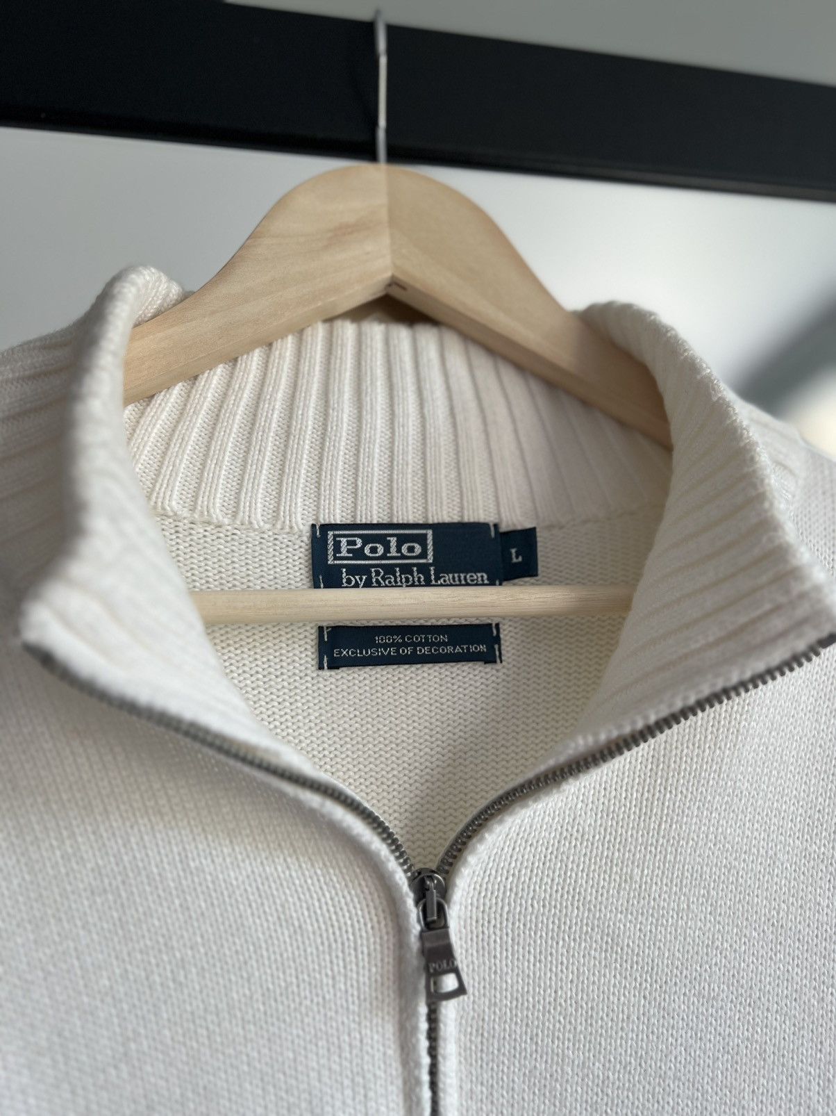 Ralph Lauren Polo Ralph Lauren Vintage 1/3 Zip Old Money Luxury Sweater Size US L / EU 52-54 / 3 - 6 Thumbnail
