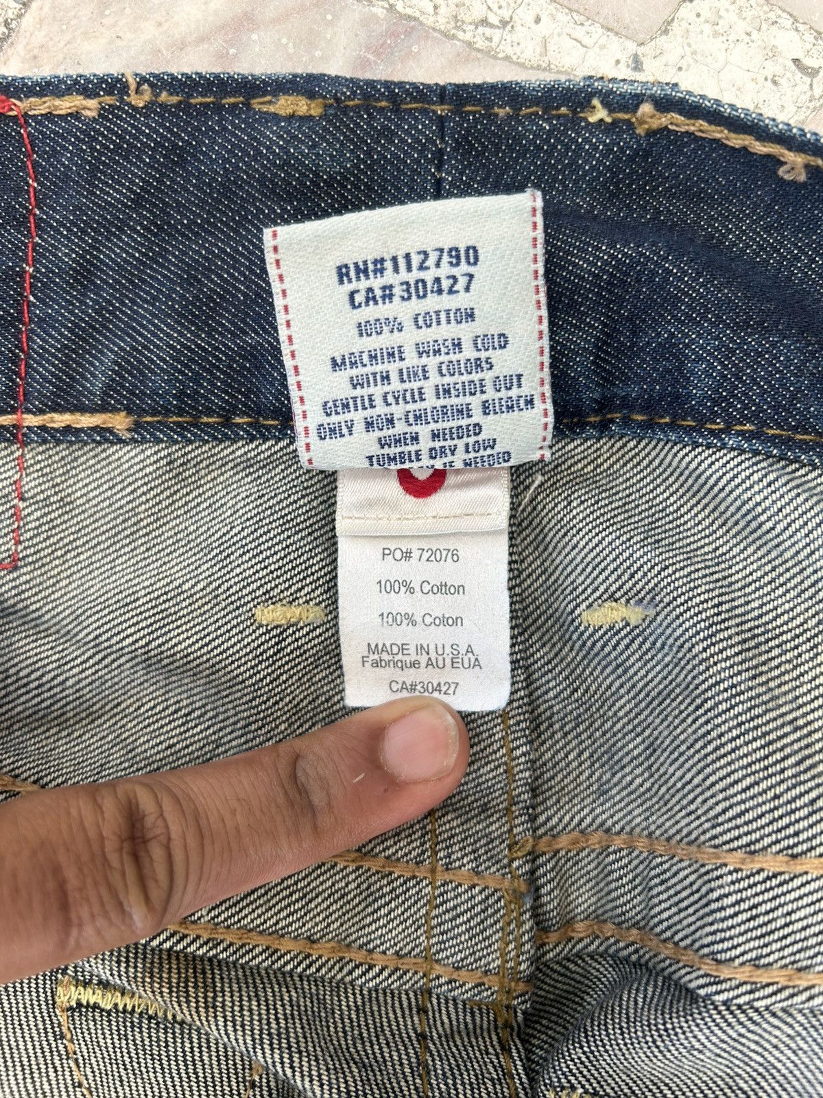 True Religion True Religion Logan Waist 34 Vintage Denim Size US 34 / EU 50 - 15 Thumbnail