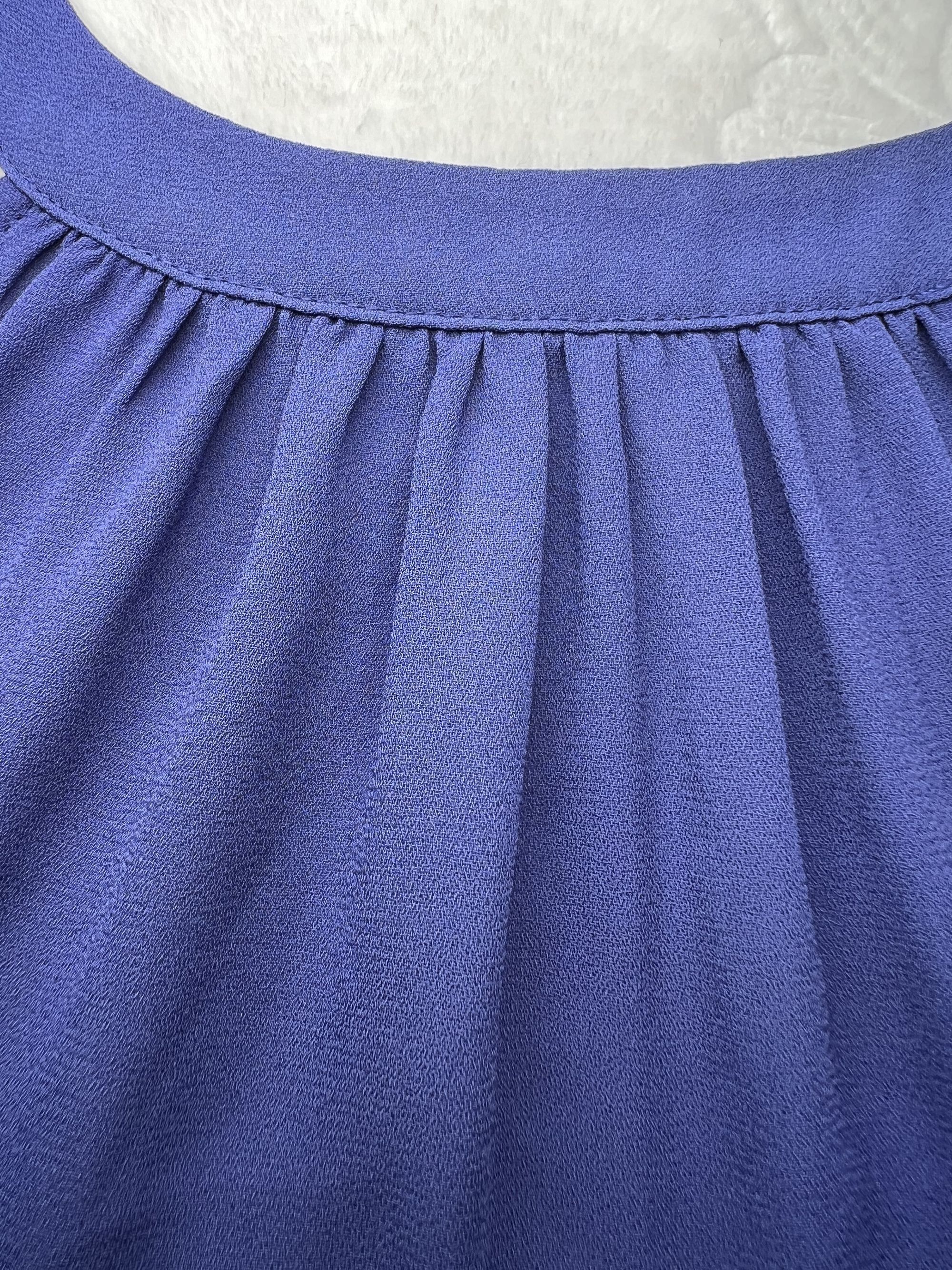 Designer Halogen Silky Blouse Sleeveless Halter Neck Tank XS Size XS / US 0-2 / IT 36-38 - 7 Thumbnail