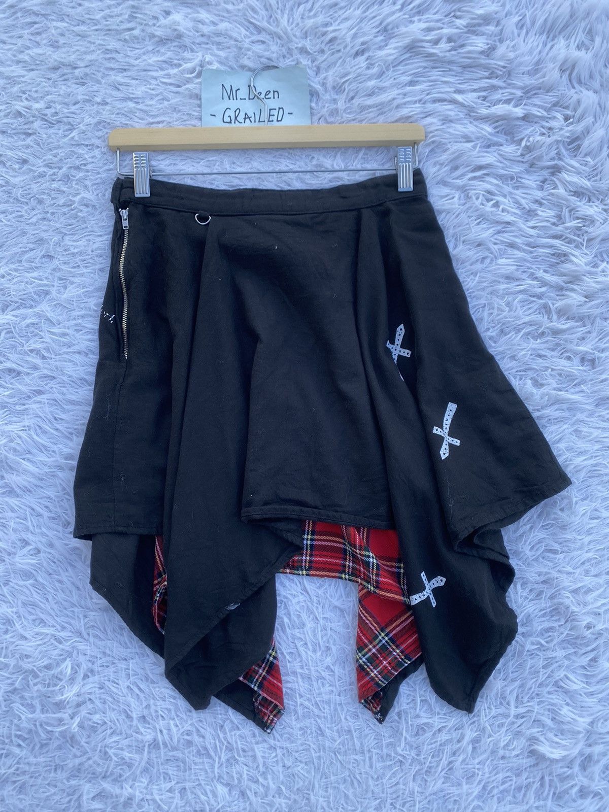 Japanese Brand Rare Vintage Anarchyism Keystation Japanese Brand Skirt Size 29" - 8 Thumbnail