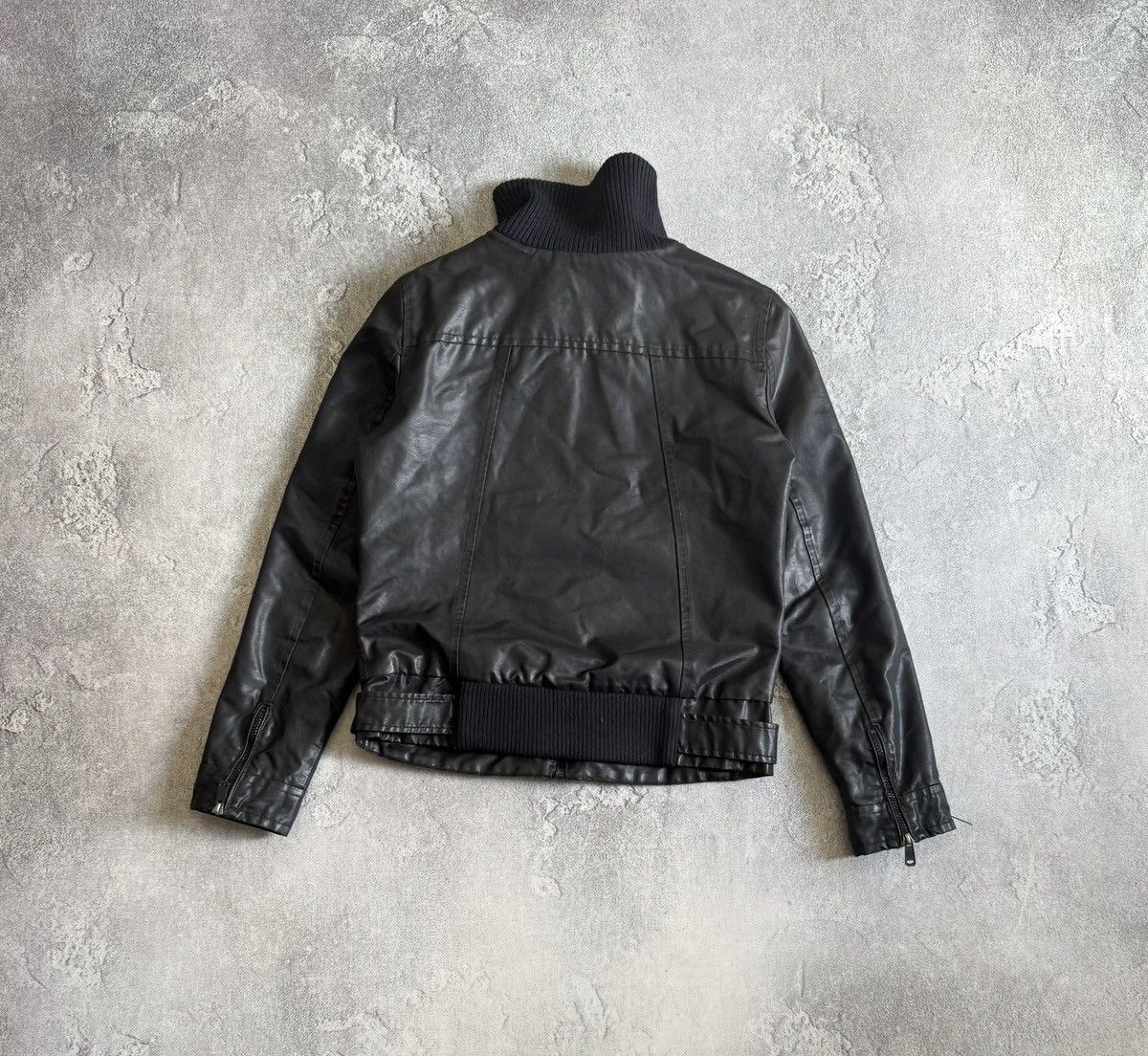 Diesel Diesel L/size wmns black avantgarde jacket Y2K biker LGB Size L / US 10 / IT 46 - 15 Thumbnail