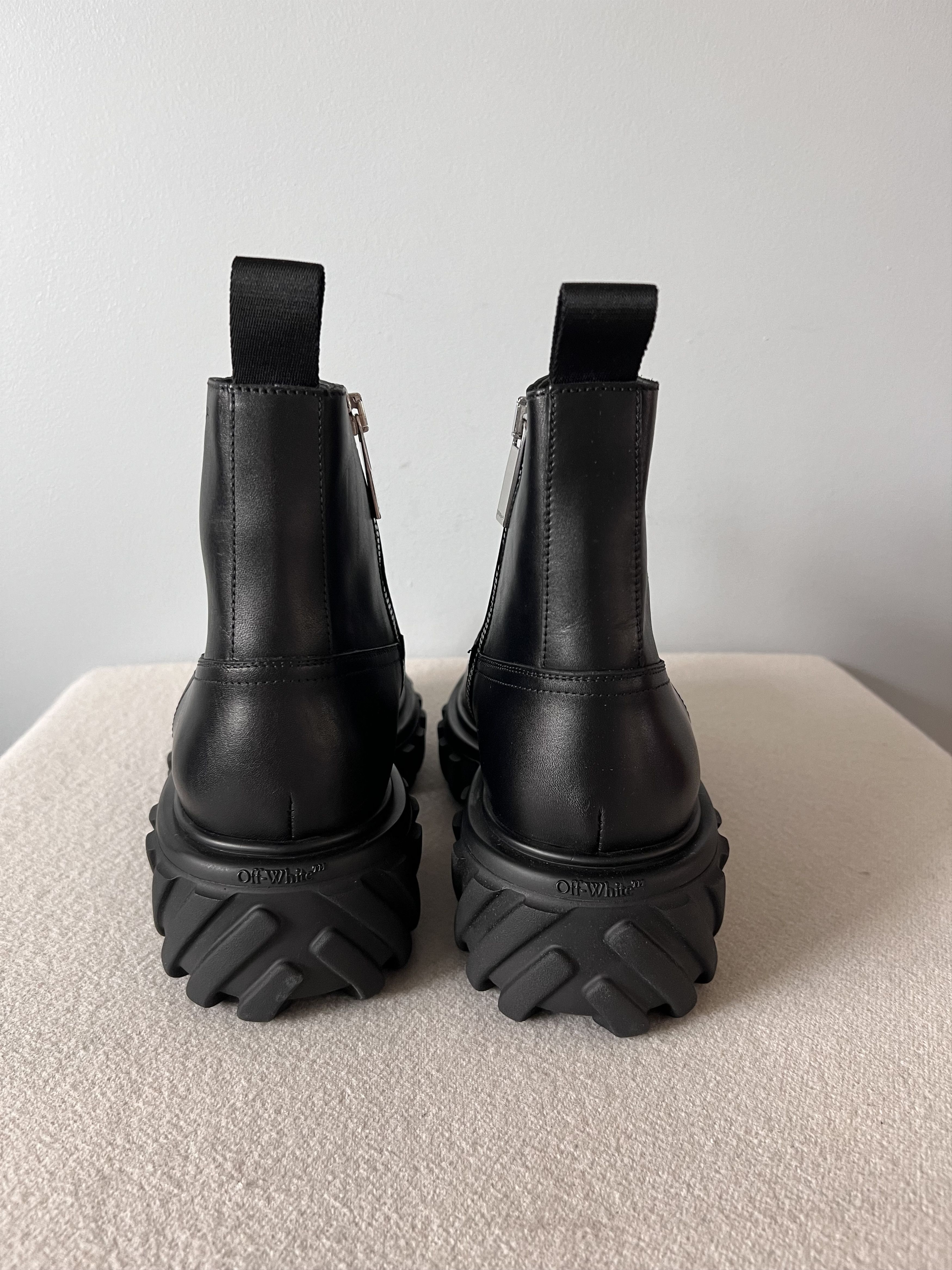 Off-White Off White Exploration Motor Ankle Boots in Black Size US 12 / EU 45 - 5 Thumbnail