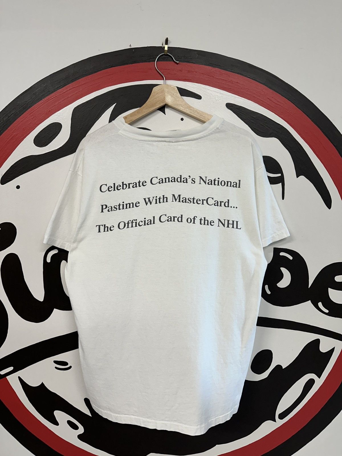 NHL × Vintage Vintage 90s Mastercard NHL Hockey Canada Tee Size US L / EU 52-54 / 3 - 4 Thumbnail