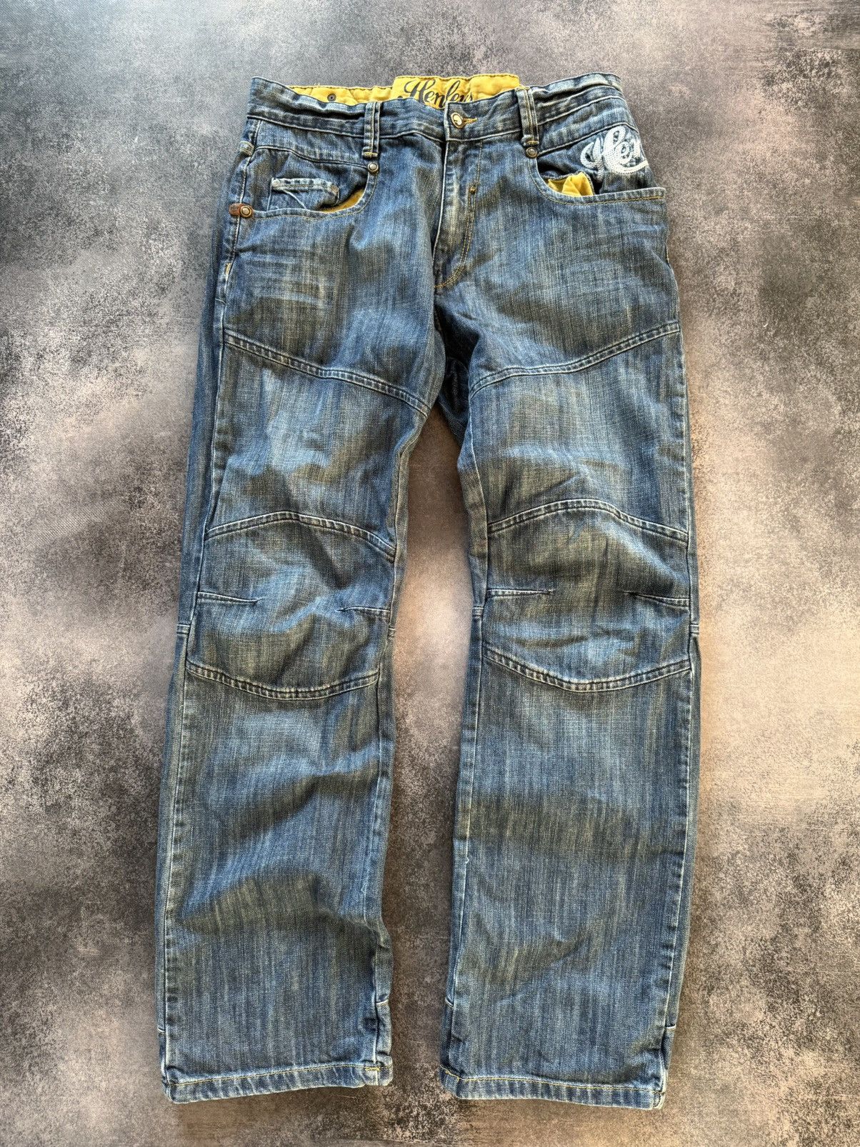 Hysteric Glamour Vintage Rick Owens Junya Watanabe Style Baggy Washed Jeans Size US 31 - 4 Thumbnail