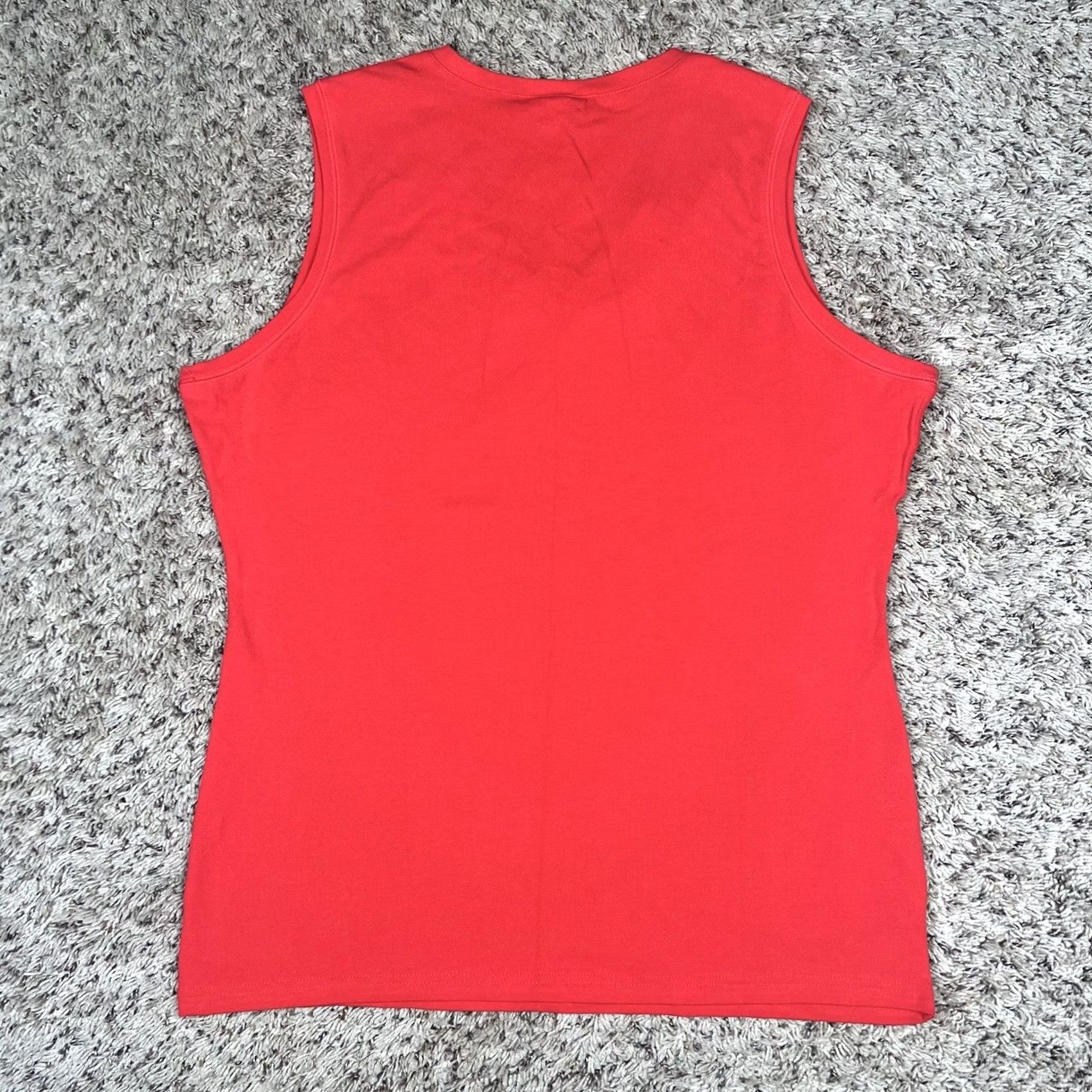 Nike VINTAGE Nike Tank Top Shirt Womens XL Embroidered Swoosh Y2K Activewear Size XL / US 12-14 / IT 48-50 - 3 Thumbnail