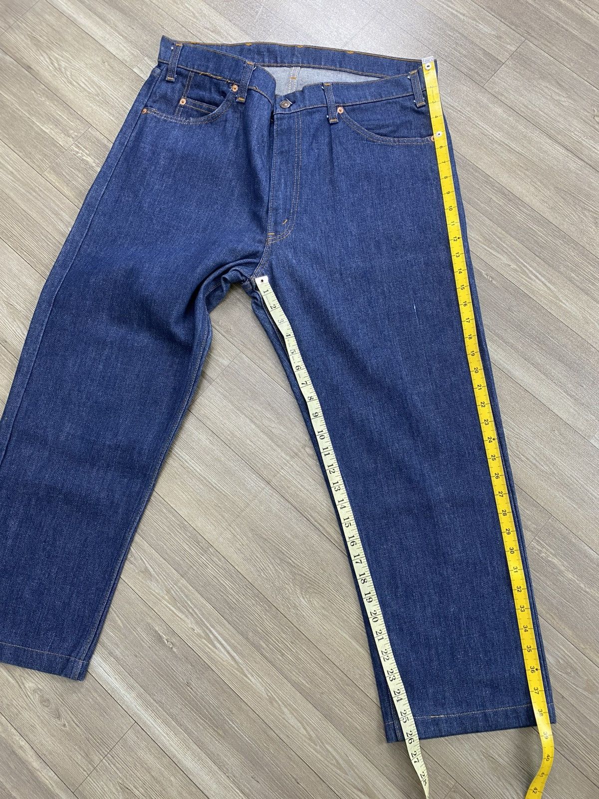 🇺🇸1970s Vintage Levis 505-0917 Orange Tab Indigo Baggy Jeans