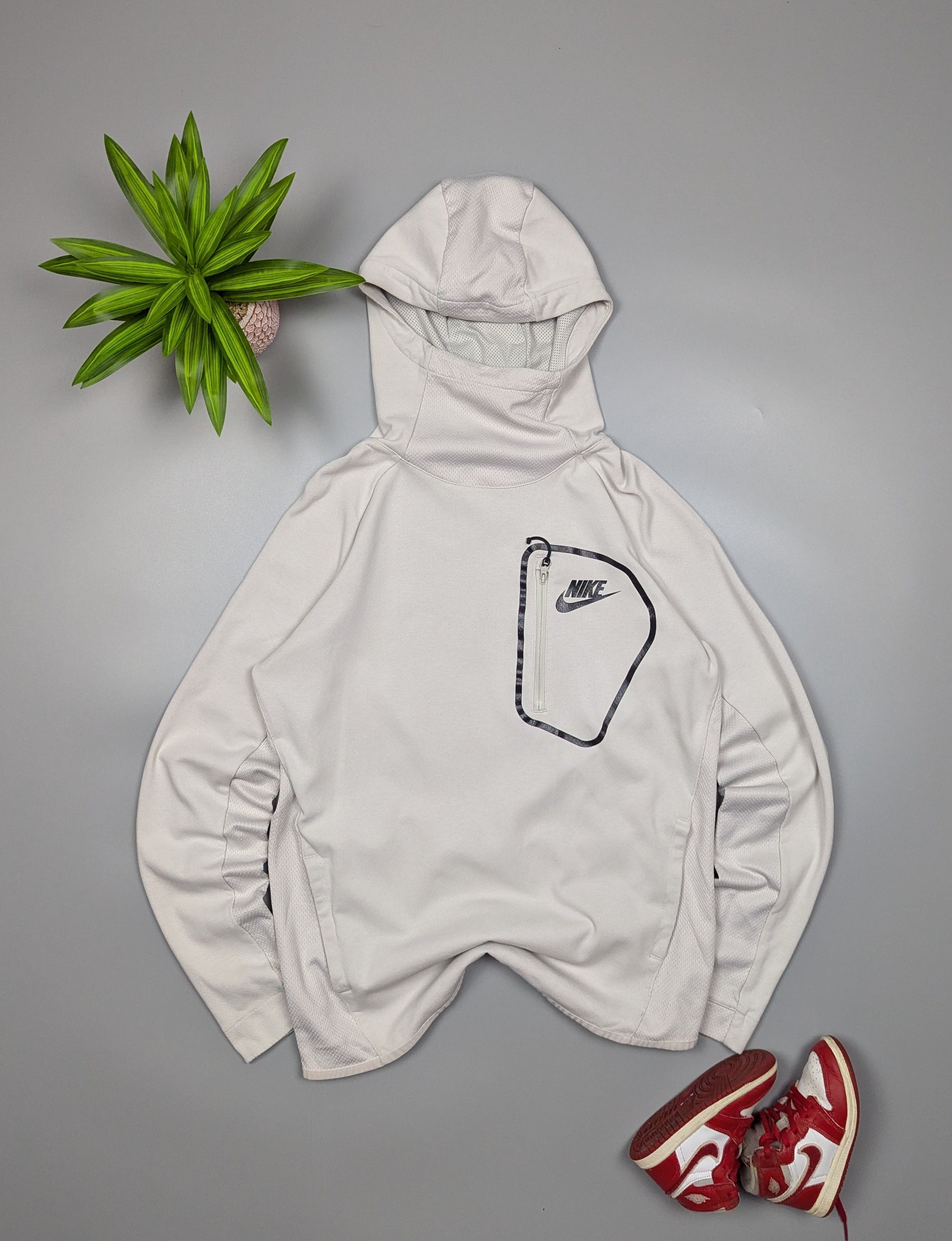 Nike STEAL! 2000s Nike Tech Fleece Ninja Mask Hoodie | Grailed