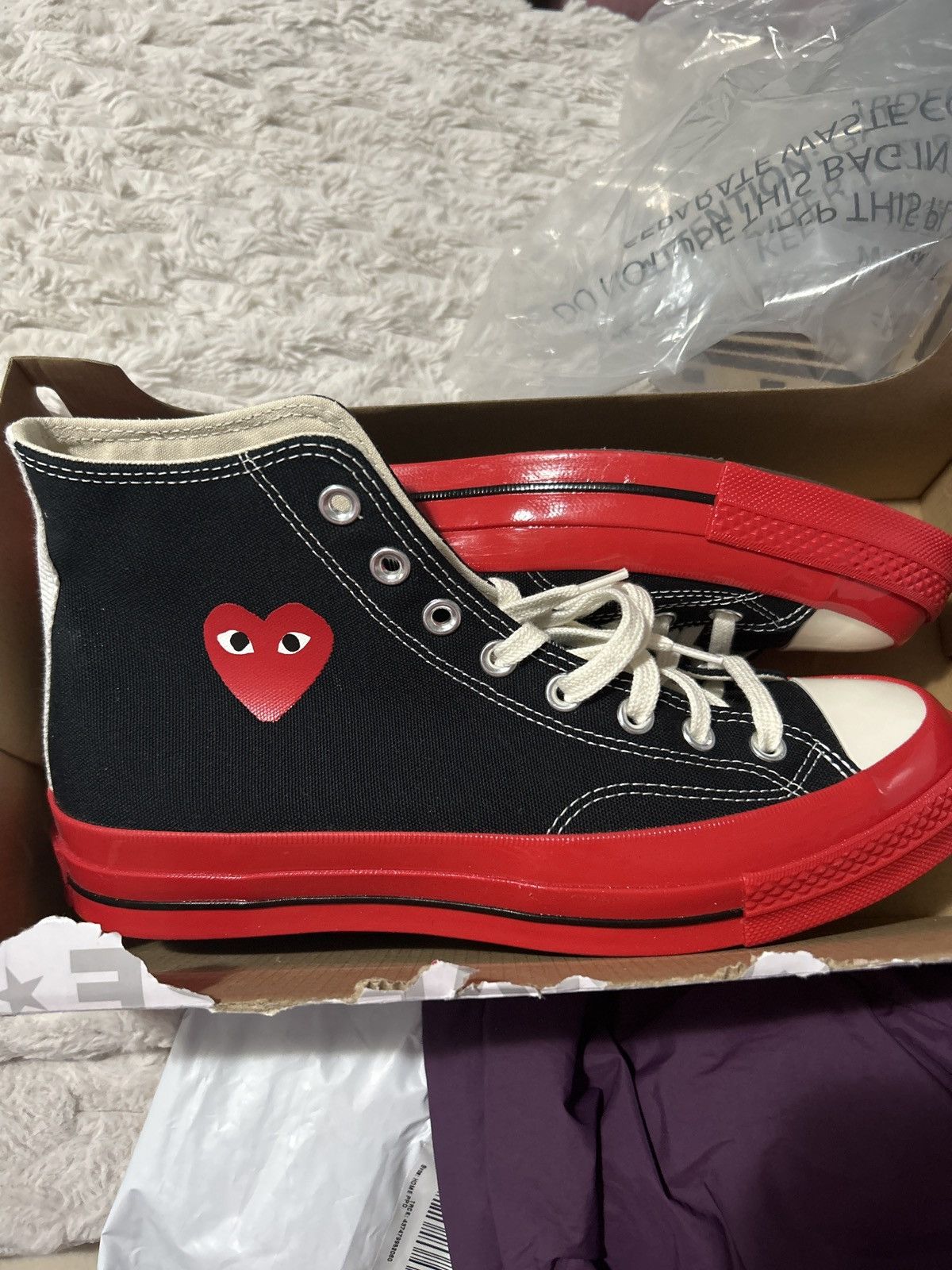 Comme des Garcons × Comme des Garcons PLAY CDG Play Chuck Taylor Size US 9 / EU 42 - 5 Thumbnail
