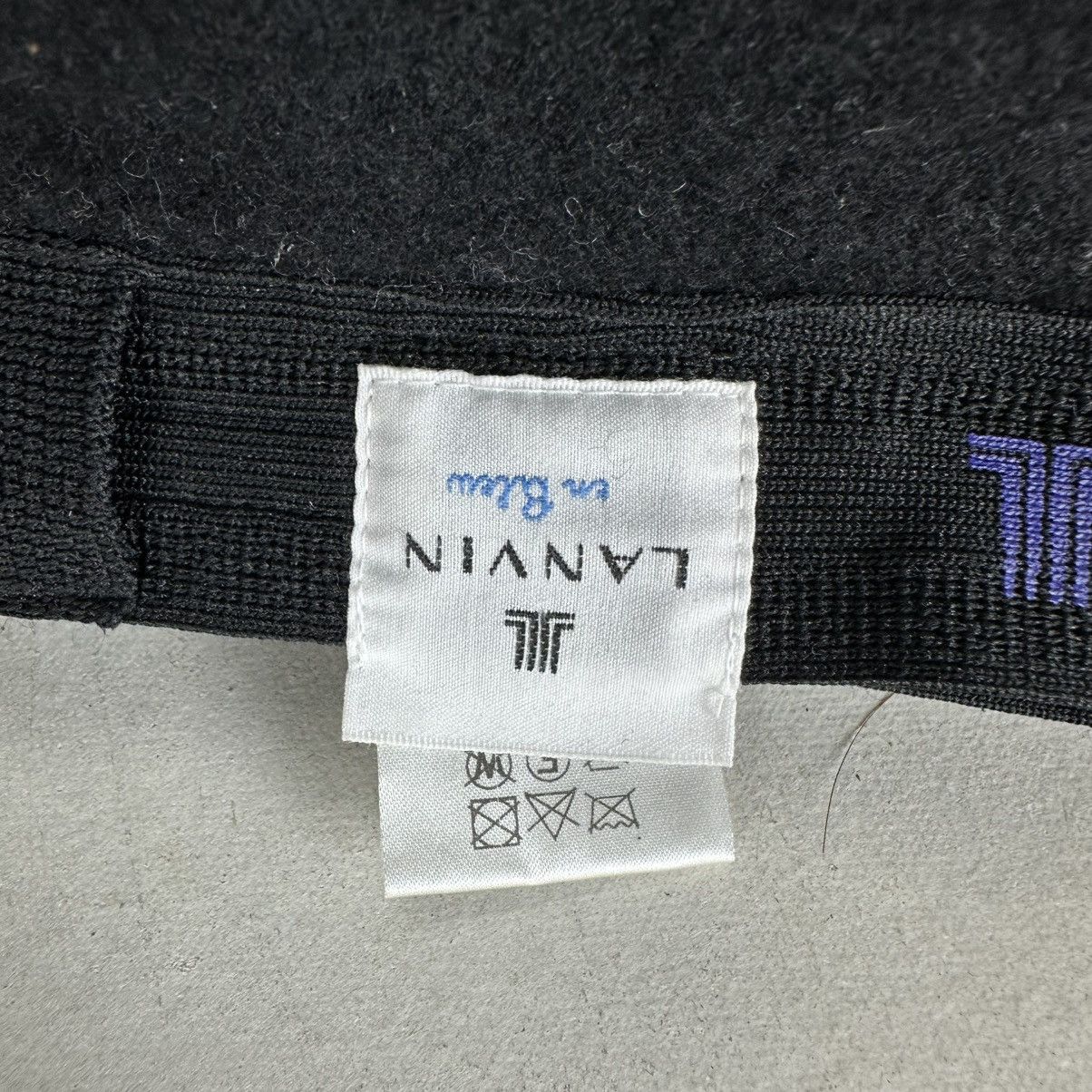 Lanvin LANVIN EN BLEU WOOL BARET HAT Size ONE SIZE - 7 Thumbnail