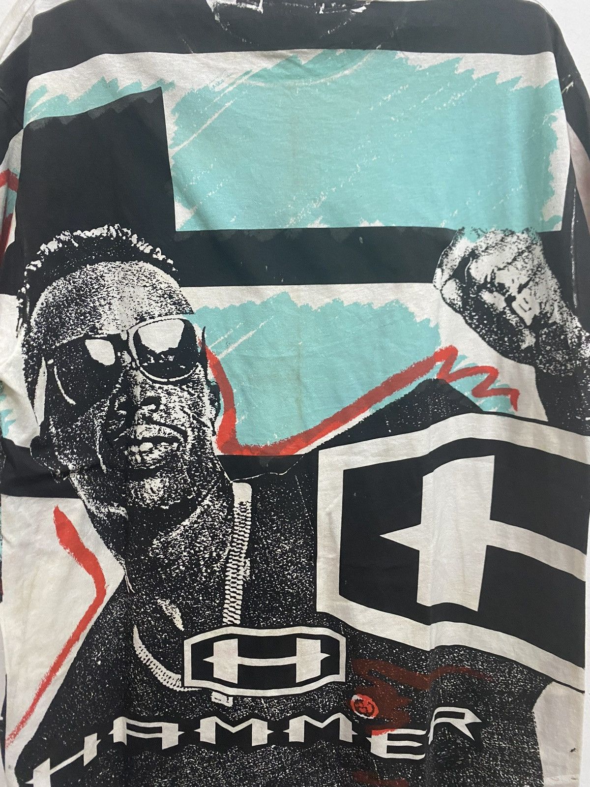 Rap Tees × Vintage Vintage 90’s MC Hammer Fullprint Rap Tees Size US XL / EU 56 / 4 - 5 Thumbnail