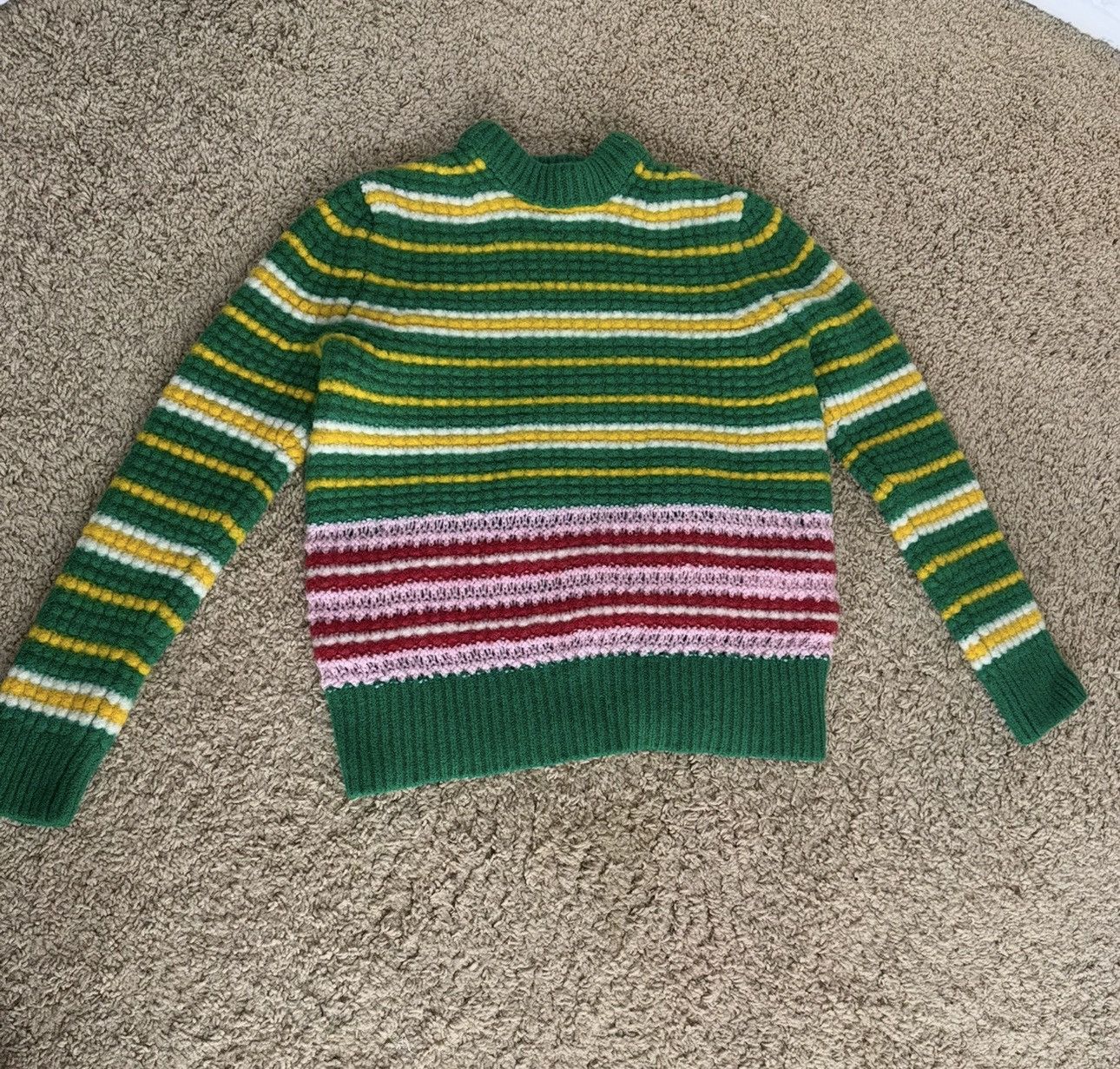 Acne Studios Acne Studios Striped Wool Knit Sweater Size M / US 6-8 / IT 42-44 - 3 Thumbnail