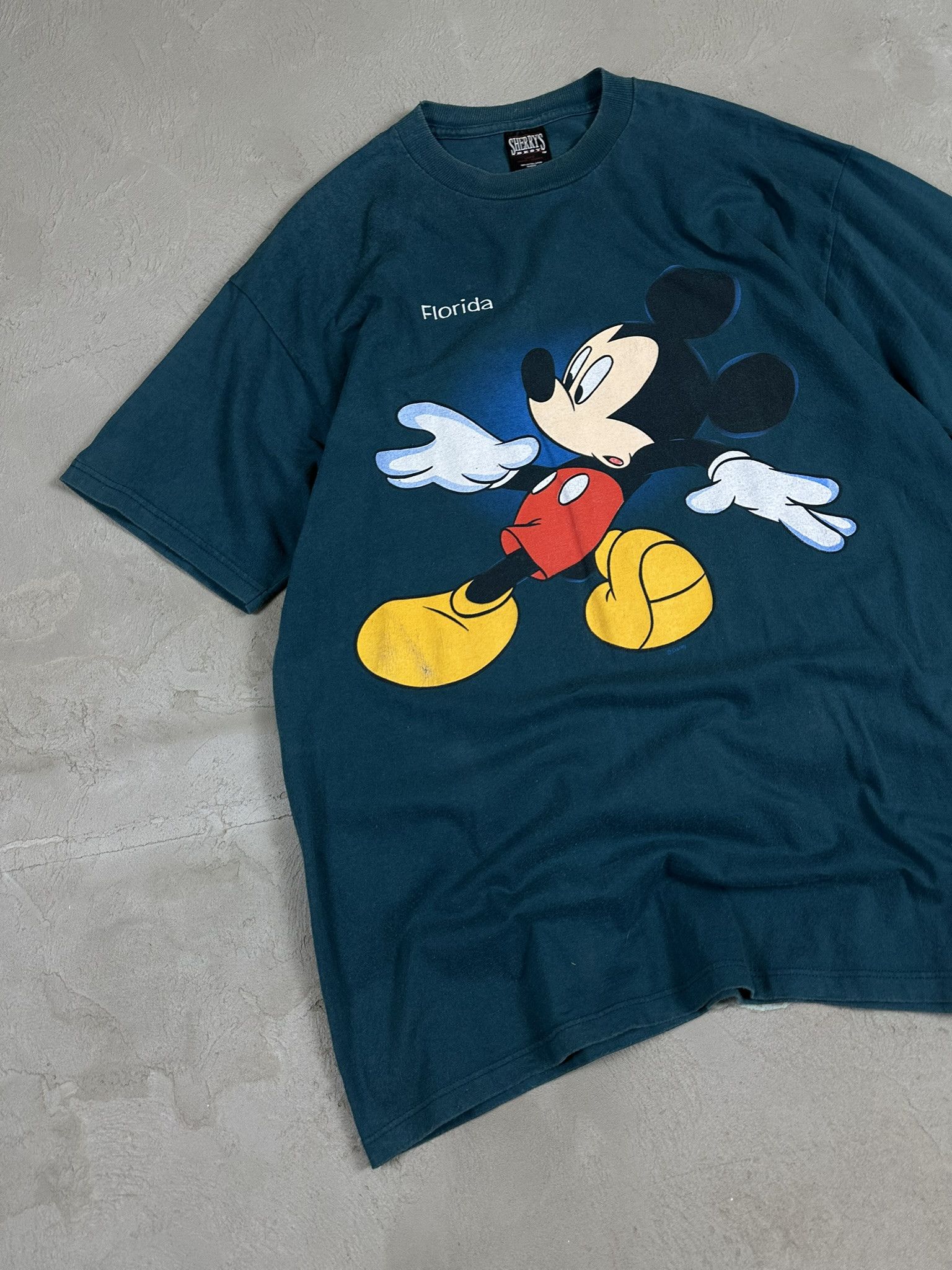 Disney 90s Vintage Mickey Mouse Florida Disney T-shirt Size US XL / EU 56 / 4 - 5 Thumbnail
