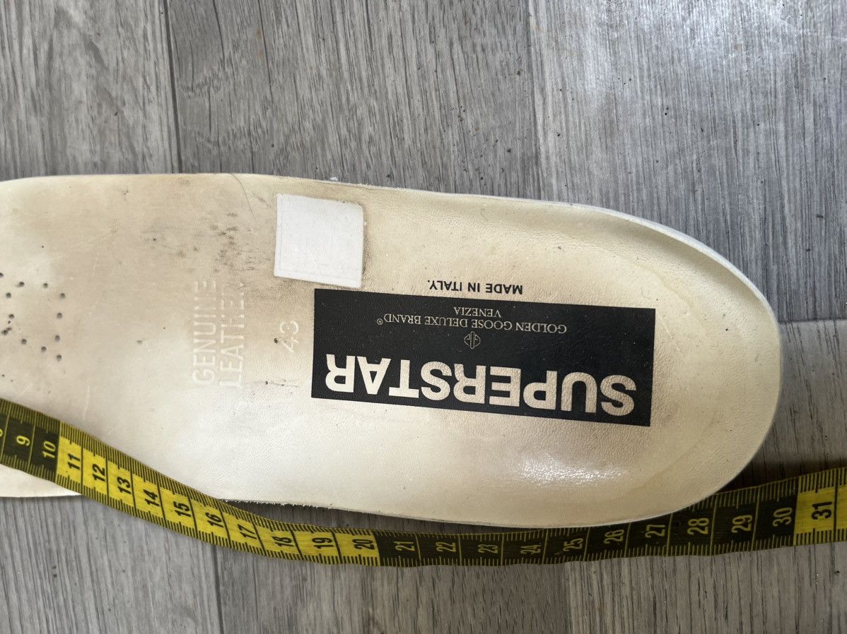 Golden Goose Golden goose superstar distressed low top sneakers sz 43 Size US 10 / EU 43 - 10 Thumbnail