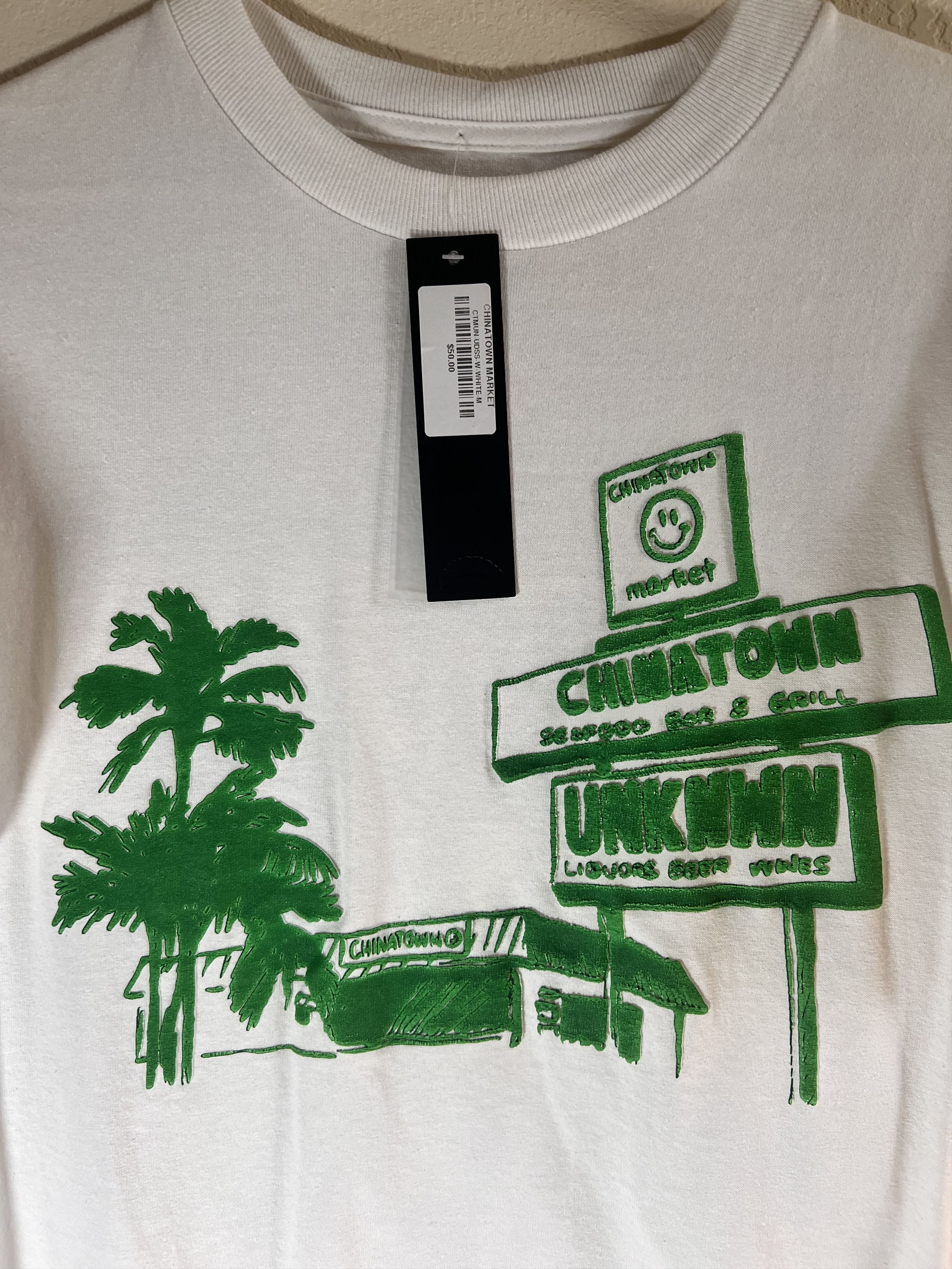 Market UNKWN X Chinatown Market Shirt Green Size US M / EU 48-50 / 2 - 4 Thumbnail