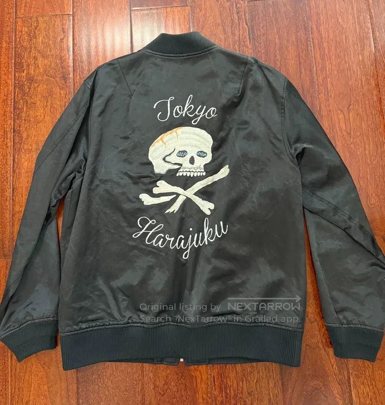 Neighborhood Neighborhood Skull Embroidered Jacket Size US XL / EU 56 / 4 - 2 Thumbnail