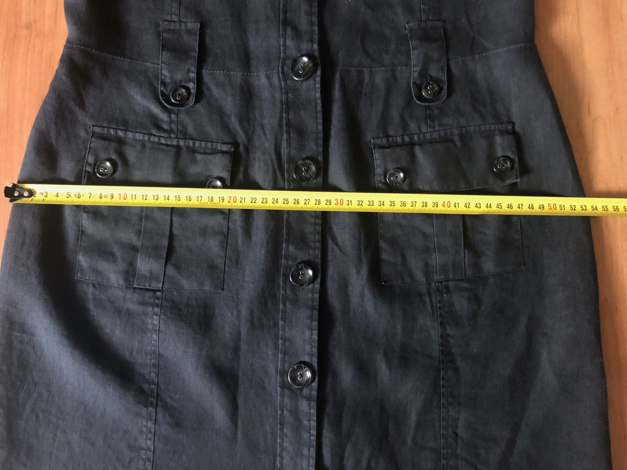Other CAMAIEU black linen shirt dress size 46 Size XL / US 12-14 / IT 48-50 - 8 Thumbnail