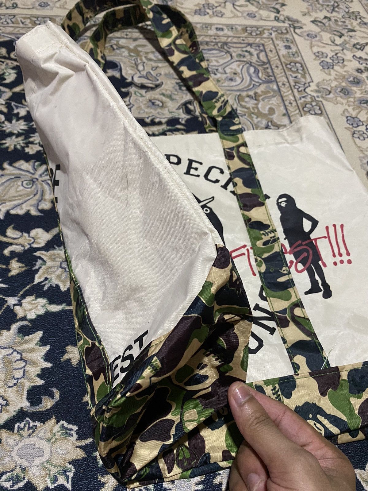 Bape × Stussy Bape x Stussy Tote Bag Size ONE SIZE - 5 Thumbnail