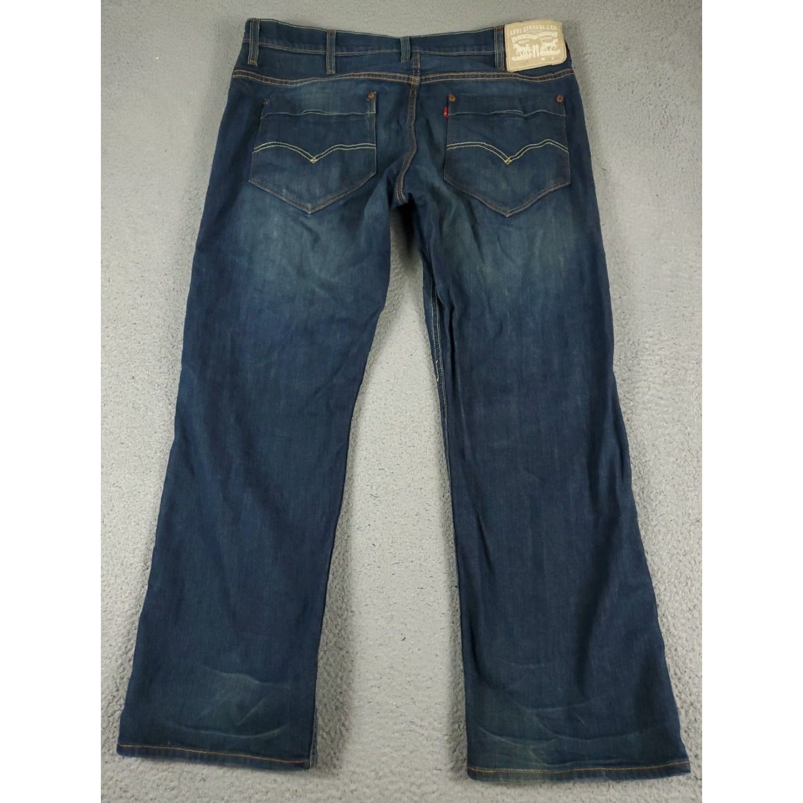 Levi's Levis Mens Straight Leg Jeans Blue 38x30 Extra Large XL Casual Denim Pants Size US 38 / EU 54 - 6 Thumbnail