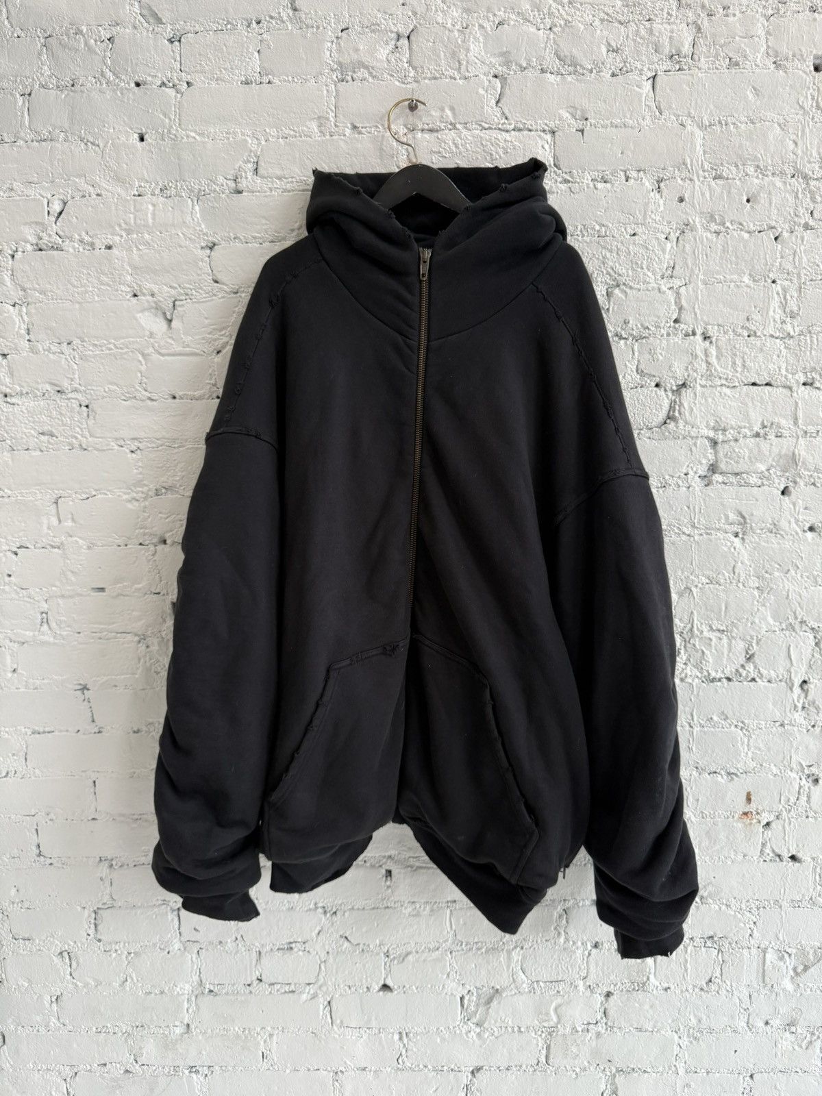 Balenciaga Balenciaga Hooded Fleece Bomber Size US M / EU 48-50 / 2 - 1 Thumbnail