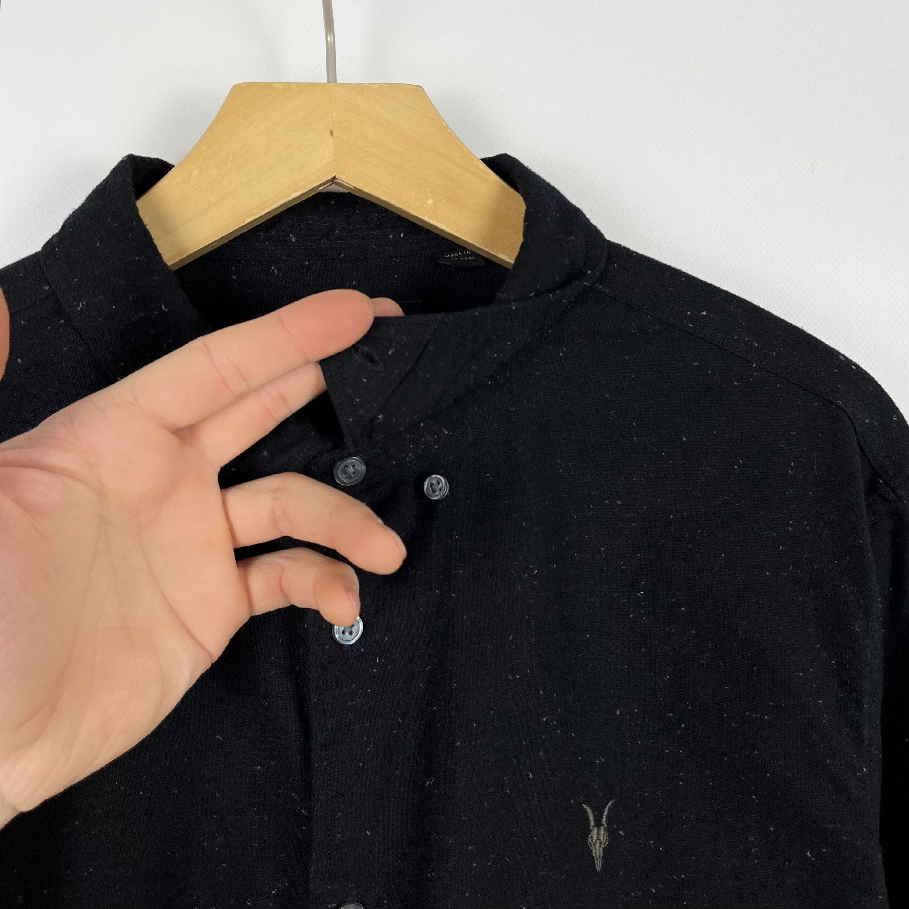 Allsaints Designer AllSaints Petrel Long Sleeve Button Up Shirt Size US XL / EU 56 / 4 - 10 Thumbnail