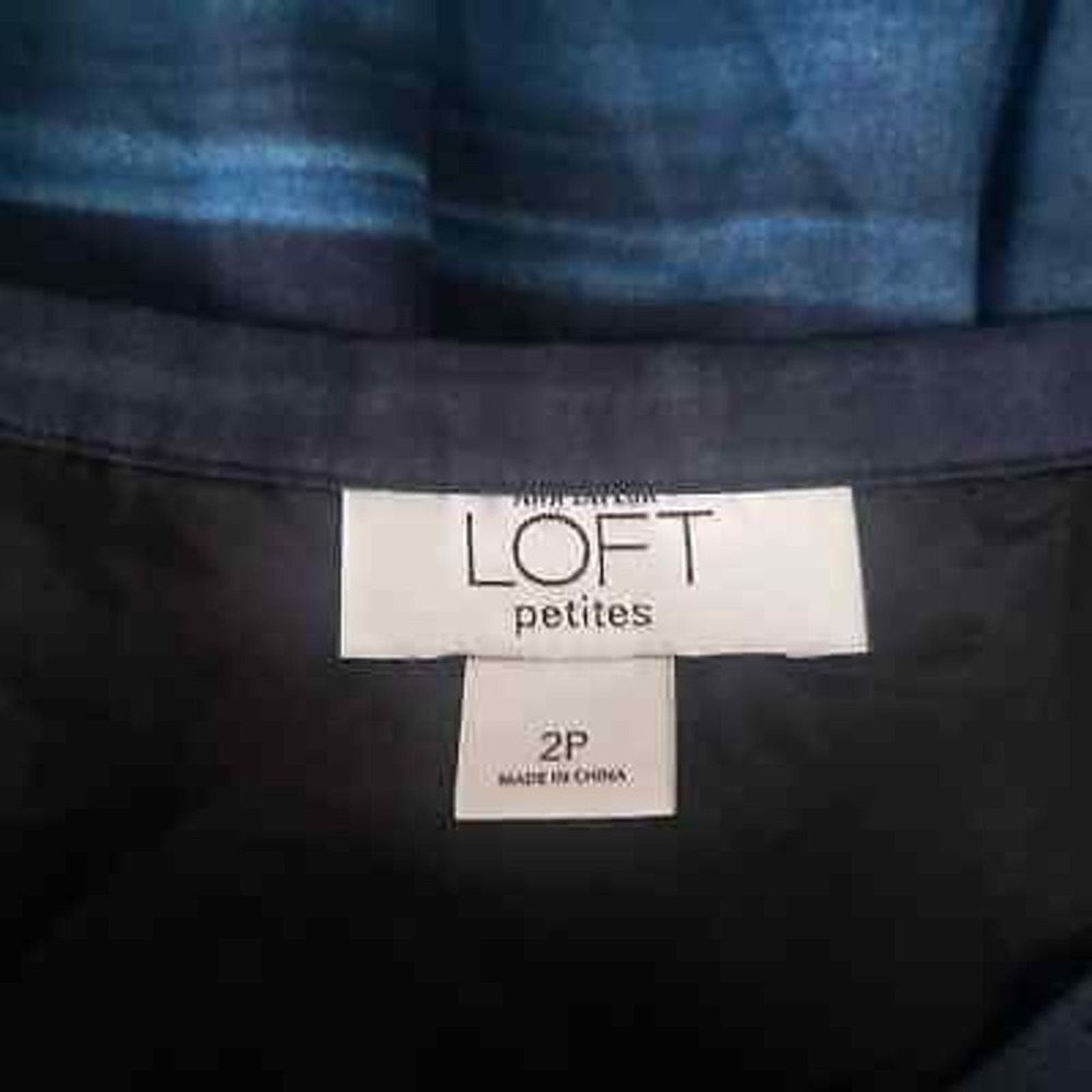 Loft LOFT Pleated Cotton Skirt 2P Multicolor Horizontal Stripes Size 26" / US 2 / IT 38 - 8 Thumbnail
