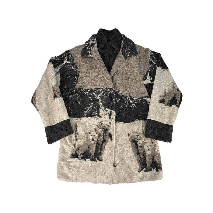 Vintage Storm Front Y2K Vintage Polar Bear Fleece Jacket Coat Grailed
