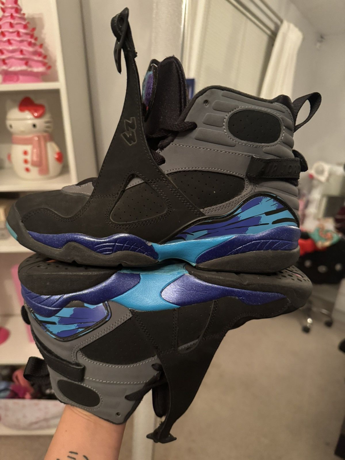 Jordan Brand Jordan 8 Retro Aqua 2015 Grade school Size US 6 / EU 39 - 1 Thumbnail