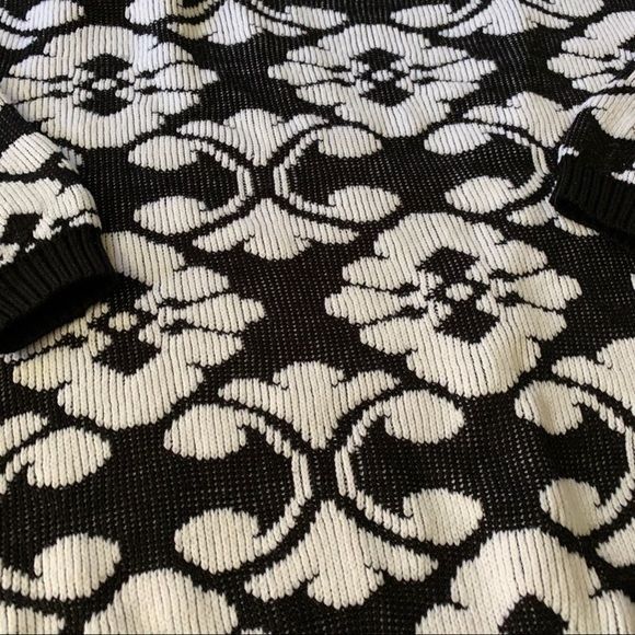 Vintage Vintage Chunky Knit Abstract Novelty Cardigan Sweater M Size M / US 6-8 / IT 42-44 - 3 Thumbnail