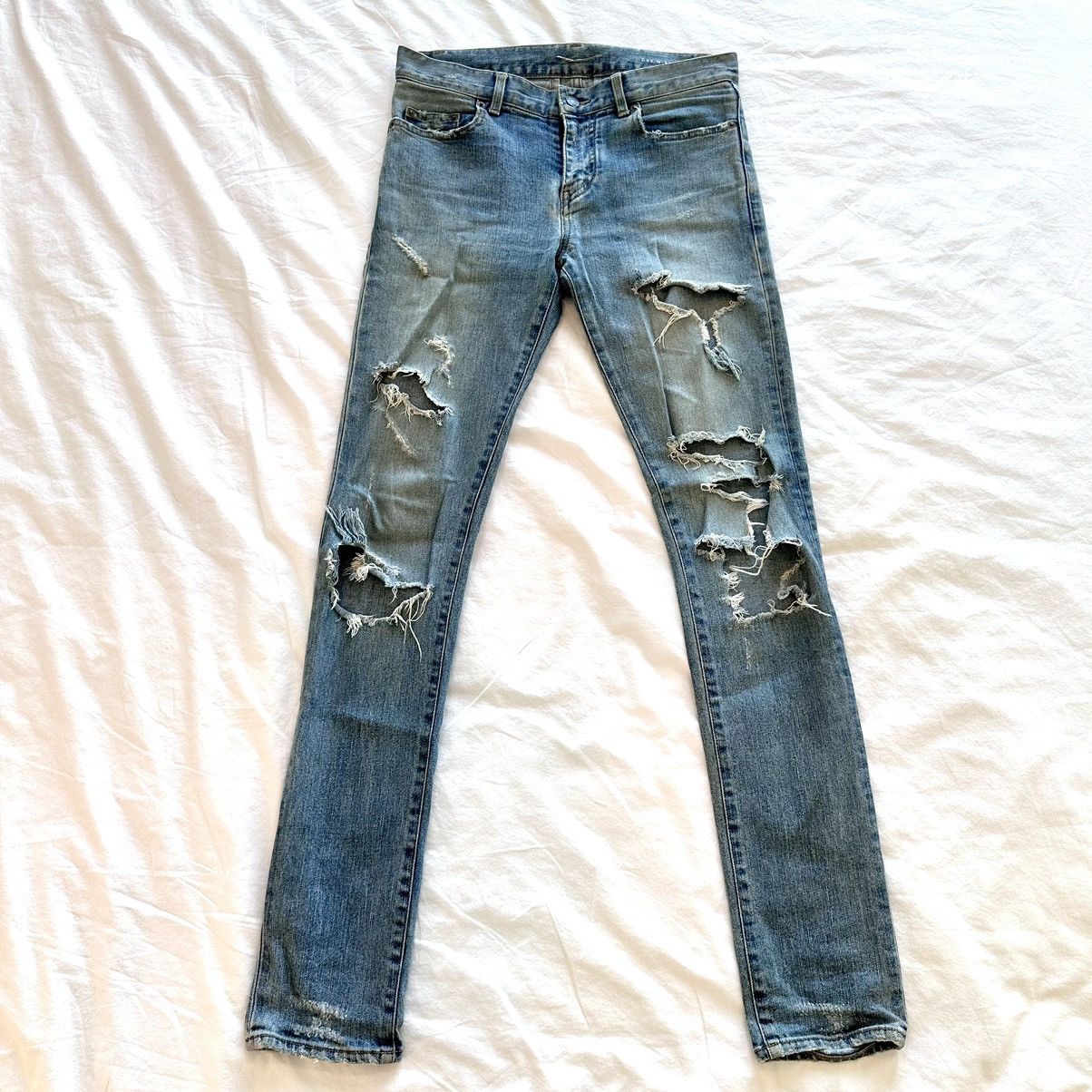 Saint laurent crash denim store
