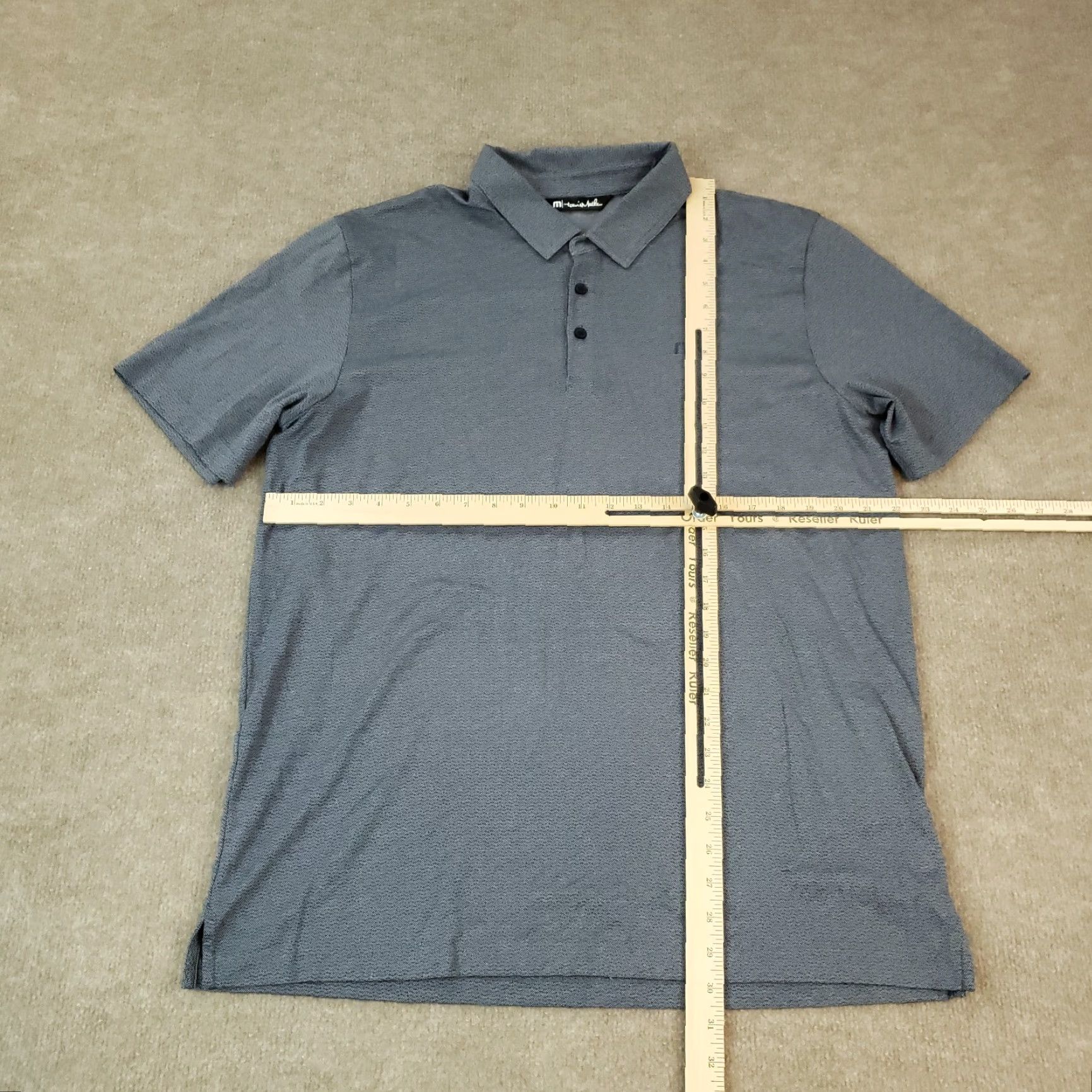 TravisMathew Travis Mathew Polo Shirt Men XL Blue Casual Short Sleeve Golf Outdoors Stretch Shirt Size US XL / EU 56 / 4 - 2 Thumbnail