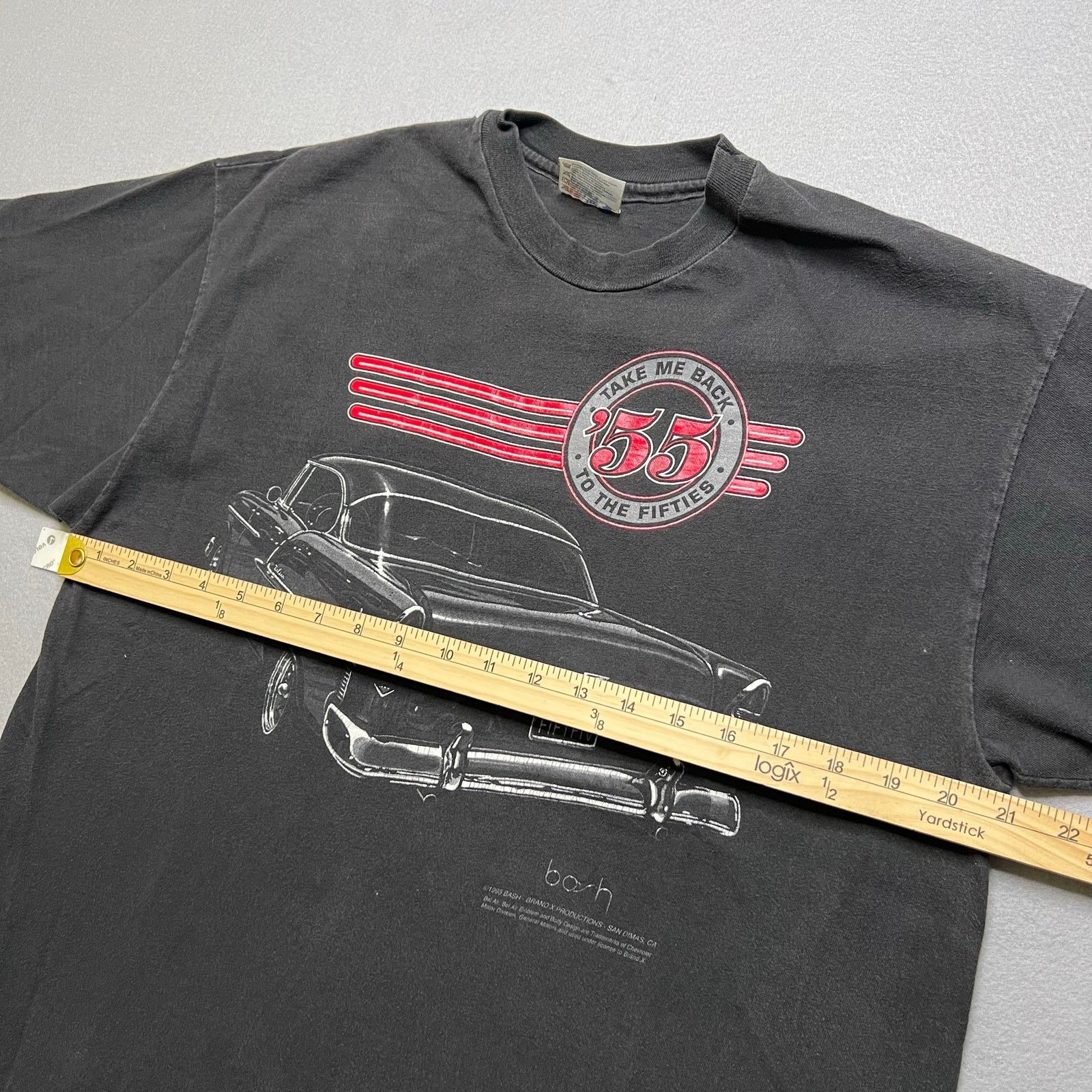 Hanes Vintage 1993 Take Me Back ‘55 Chevrolet Car T Shirt USA L Size US L / EU 52-54 / 3 - 7 Thumbnail