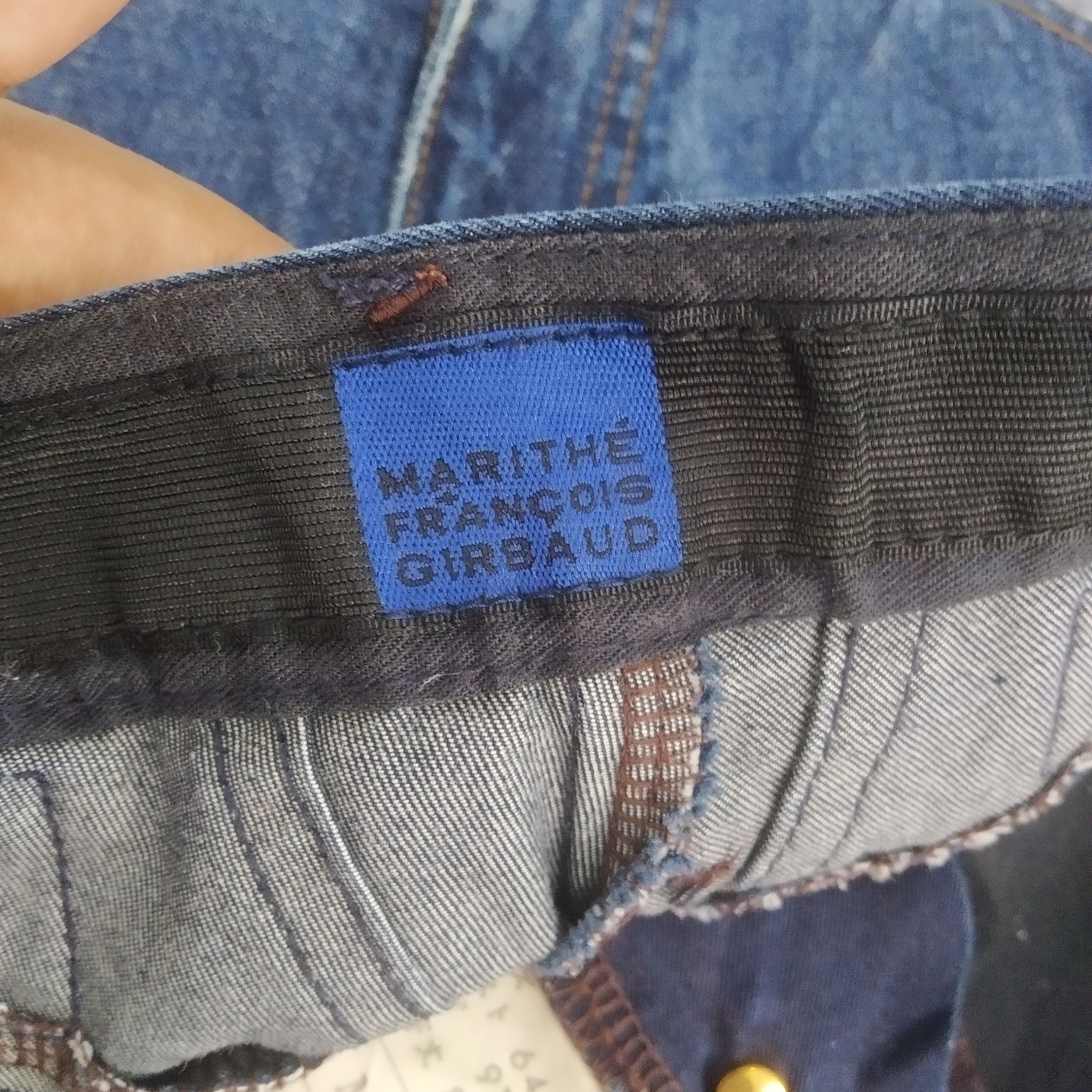 Japanese Brand Vintage Marithe Francois Girbaud Indigo Blue Japan Denim Size US 27 - 13 Thumbnail