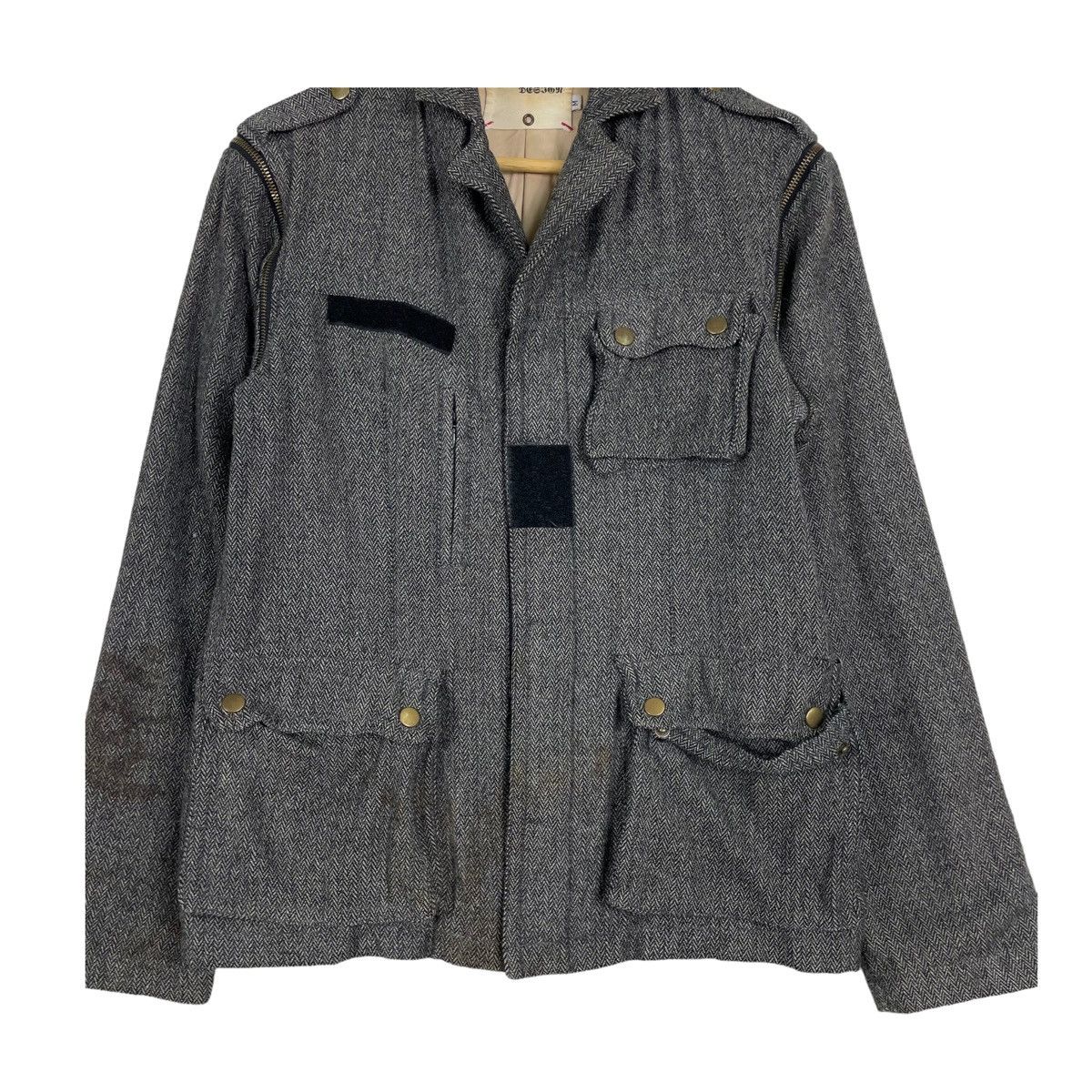 Japanese Brand × Le Grande Bleu (L.G.B.) 💥MODERN DESIGN MULTIPOCKET HUNTING JACKET Size US M / EU 48-50 / 2 - 6 Thumbnail