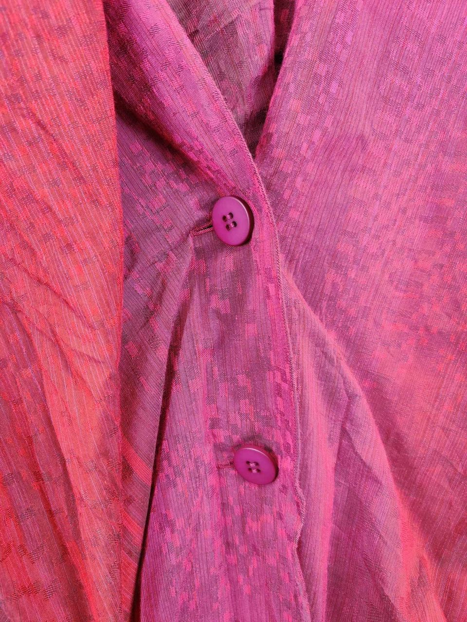 Homme Plisse Issey Miyake × Issey Miyake × Japanese Brand Vintage Issey Miyake Fete Pleated Cardigan Size US M / EU 48-50 / 2 - 9 Thumbnail