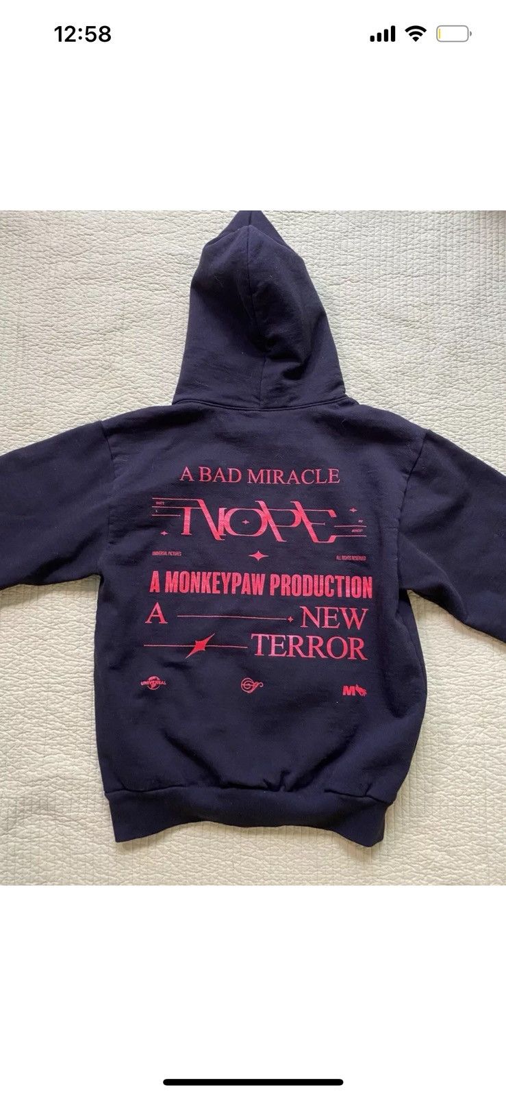 Other NOPE x Jide Osifeso Sweatshirt Hoodie Jordan Peele Monkeypaw Size US S / EU 44-46 / 1 - 2 Thumbnail
