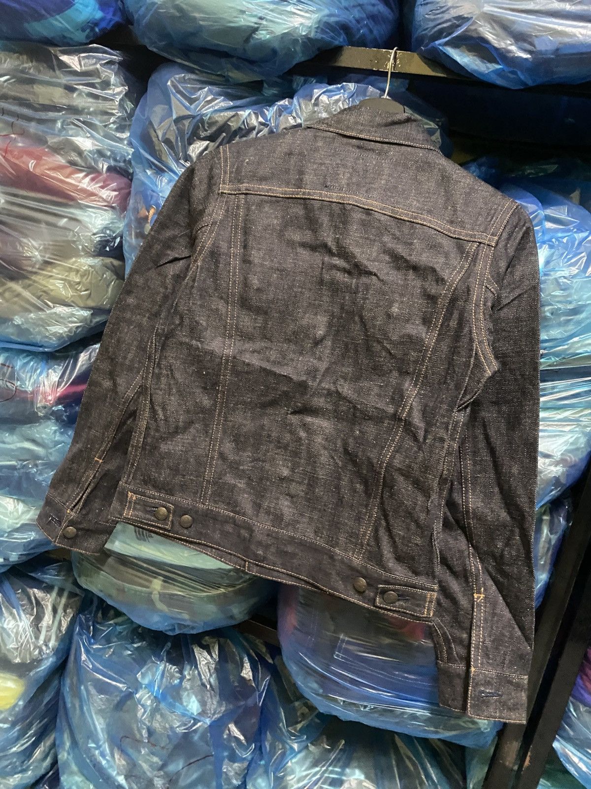 Chevignon Chevignon Raw Selvedge Type III Denim Jacket Butterfly Logo Size US XS / EU 42 / 0 - 11 Thumbnail