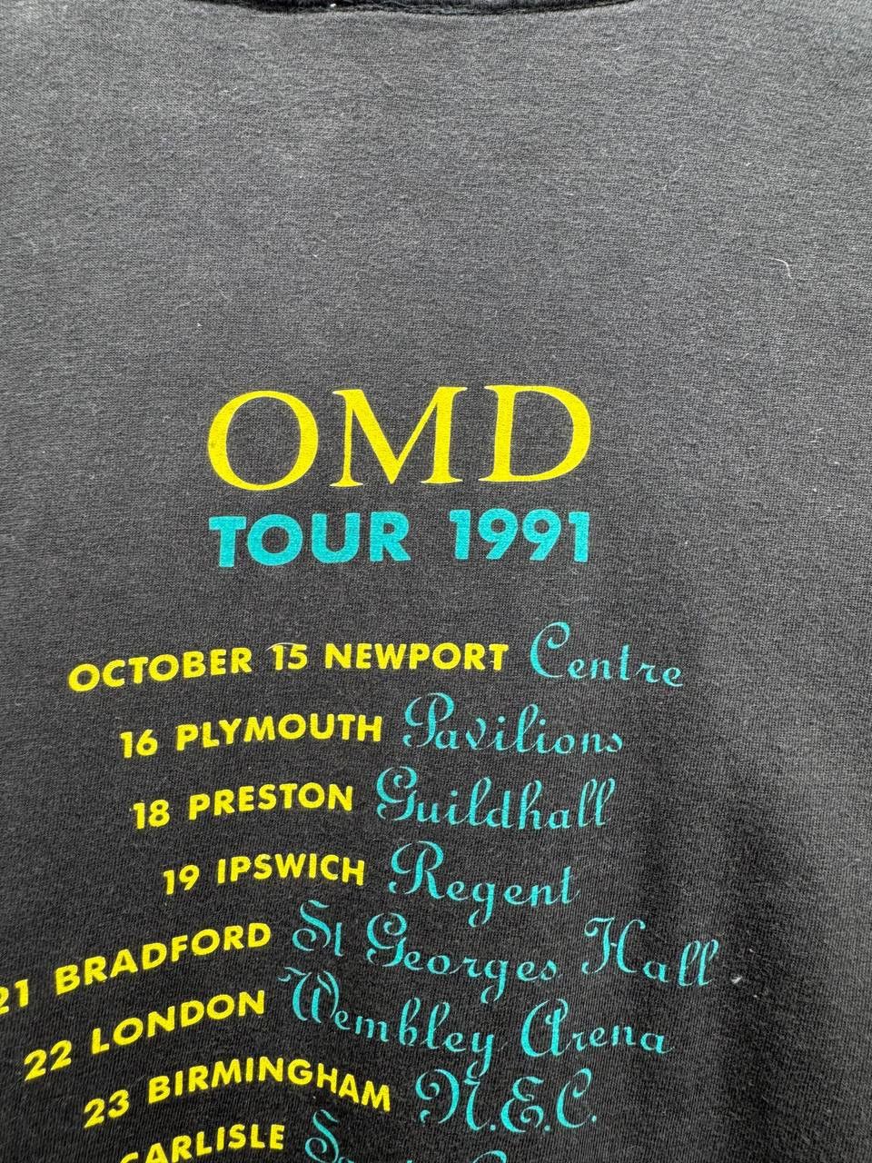 Band Tees 90’s OMD Sugar Tax Tour T Shirt Single Stitch 1991 Vintage Size US XL / EU 56 / 4 - 15 Thumbnail