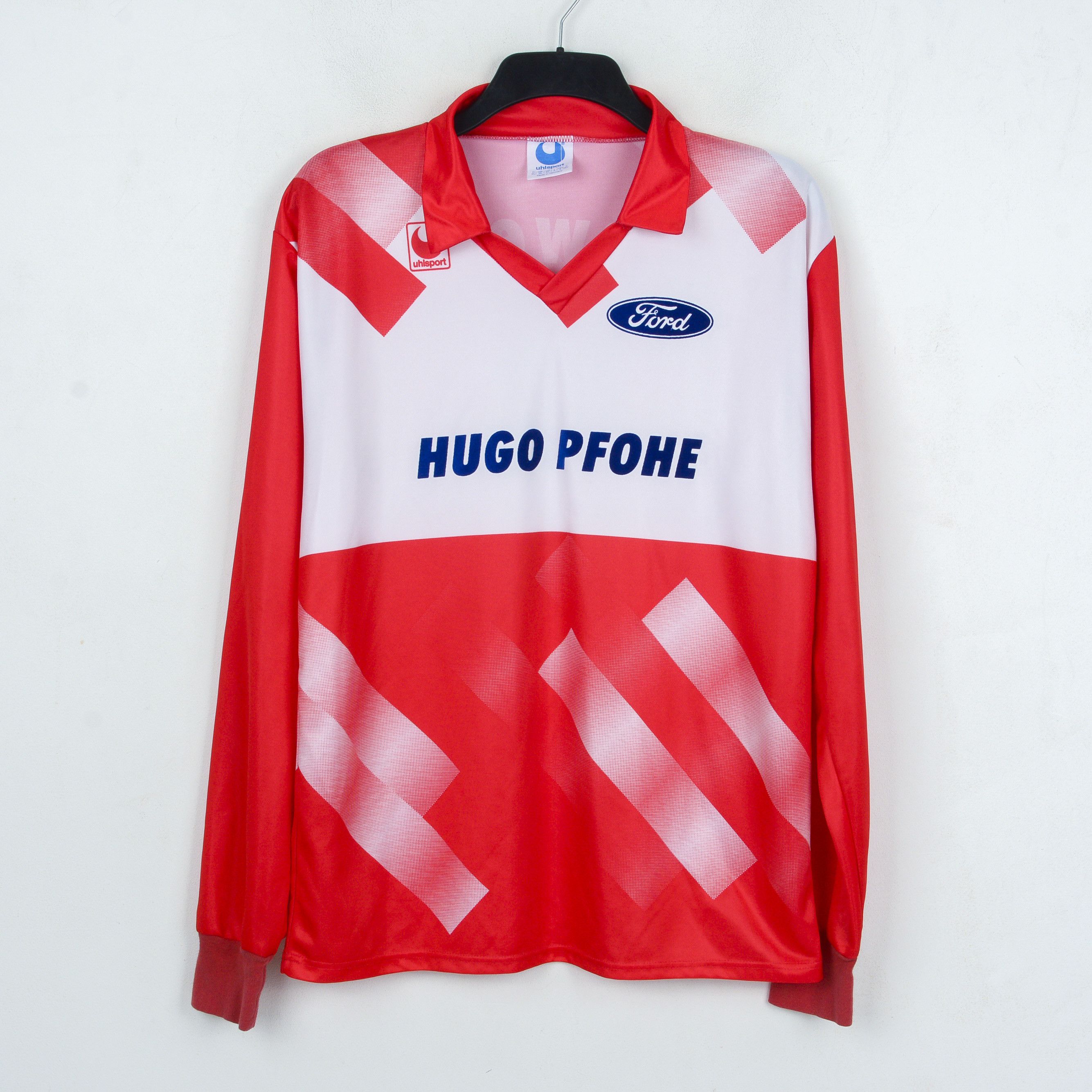 Vintage Hugo Pfohe Ford Uhlsport Schwerin XL Long Sleeve Shirt #7 Size US XL / EU 56 / 4 - 1 Thumbnail
