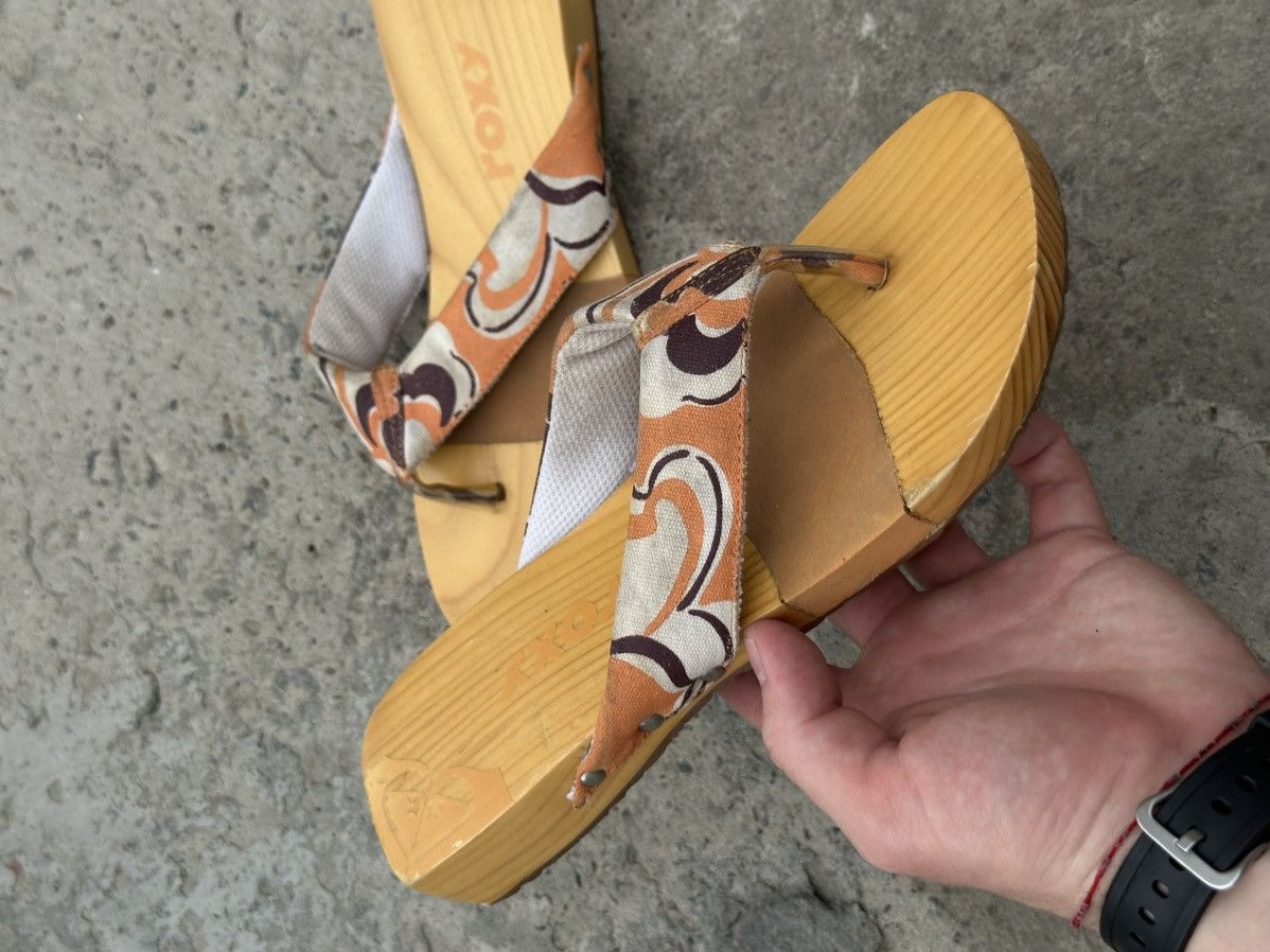 Japanese Brand × Quicksilver Vintage Japanese Style Slip On Quicksilver Wood Platform Y2K Size US 8 / IT 38 - 3 Thumbnail