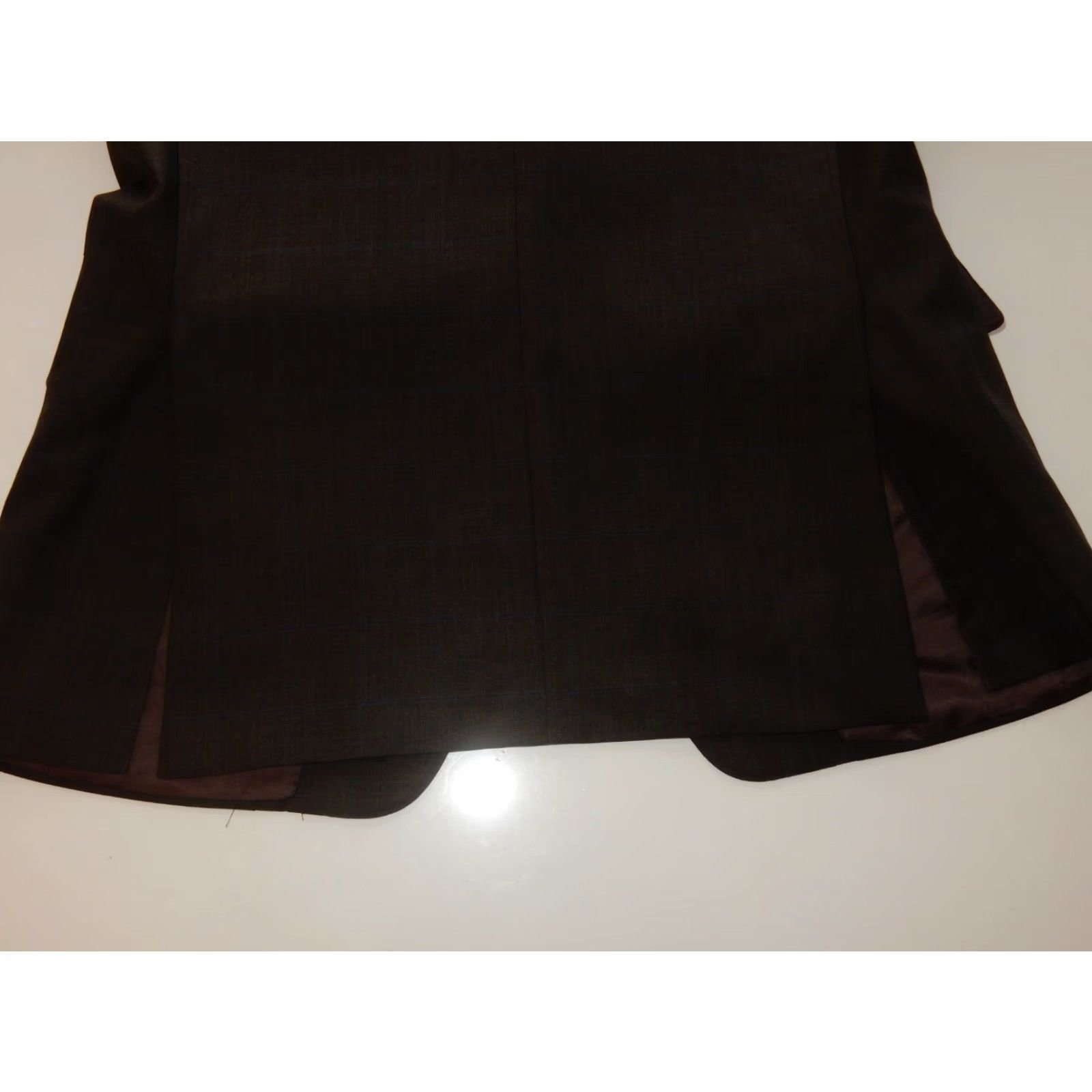 Ermenegildo Zegna VINTAGE Ermenegildo Zegna Blazer Men 50R Wool Plaid Brown Size 50R - 5 Thumbnail