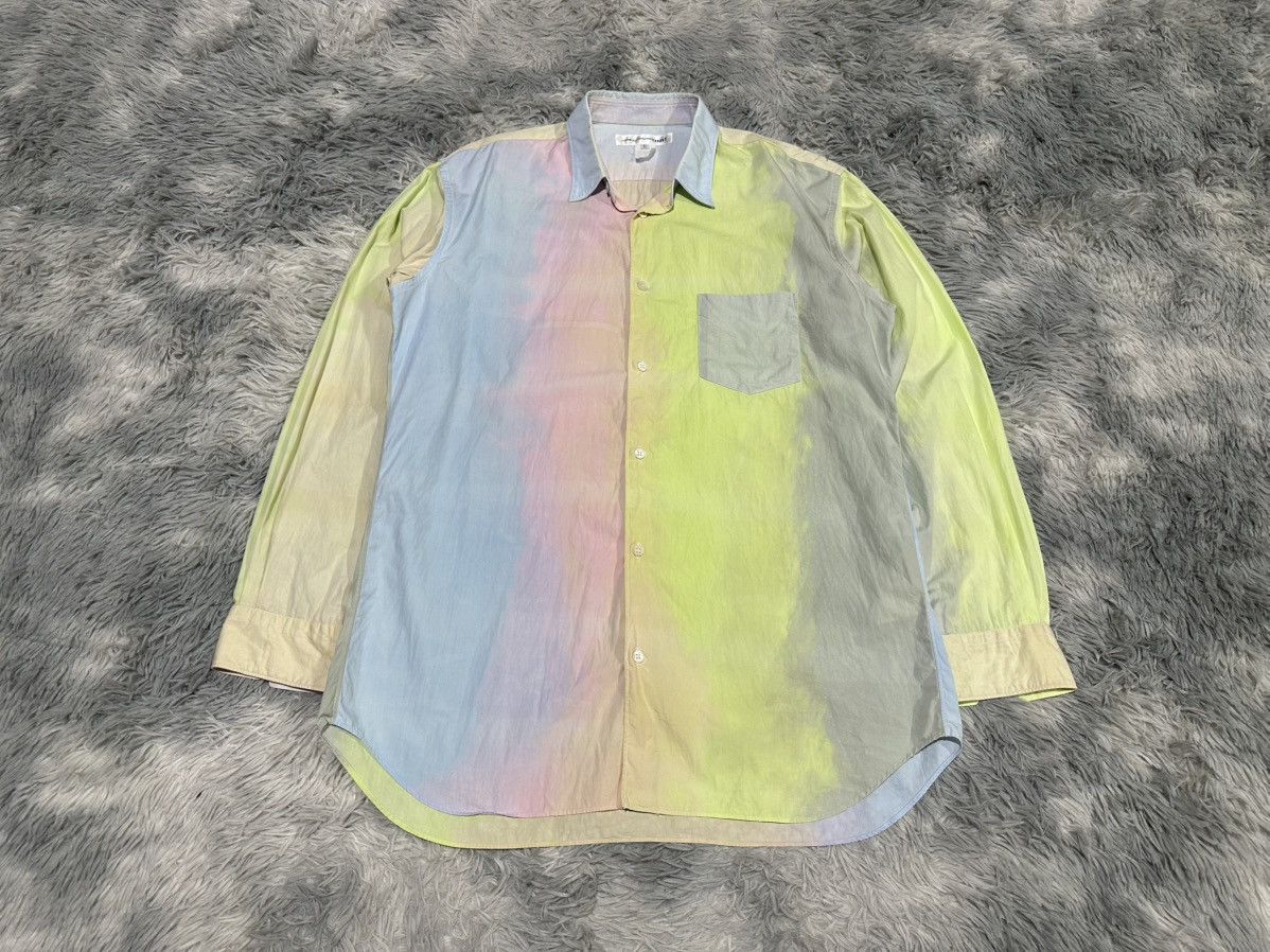 Comme des Garcons SHIRT 🔥Vintage Comme Des Garcons Shirt Ombré Pastel Size US L / EU 52-54 / 3 - 1 Thumbnail