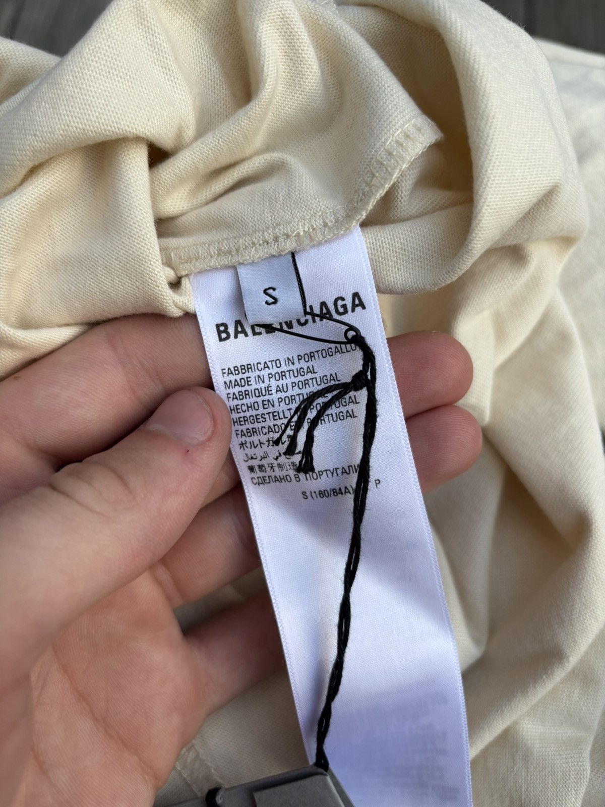 Balenciaga Campaign Embroidered Logo Tee Size US S / EU 44-46 / 1 - 4 Thumbnail