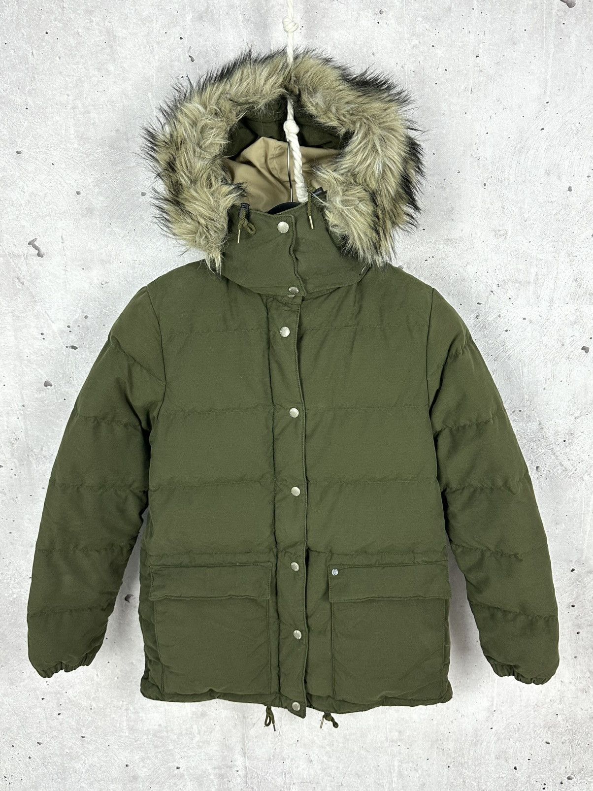 Denim & Supply Ralph Lauren × Vintage Ralph Lauren Denim Supply Puffer Long Sleeve Khaki Jacket Size S / US 4 / IT 40 - 1 Thumbnail
