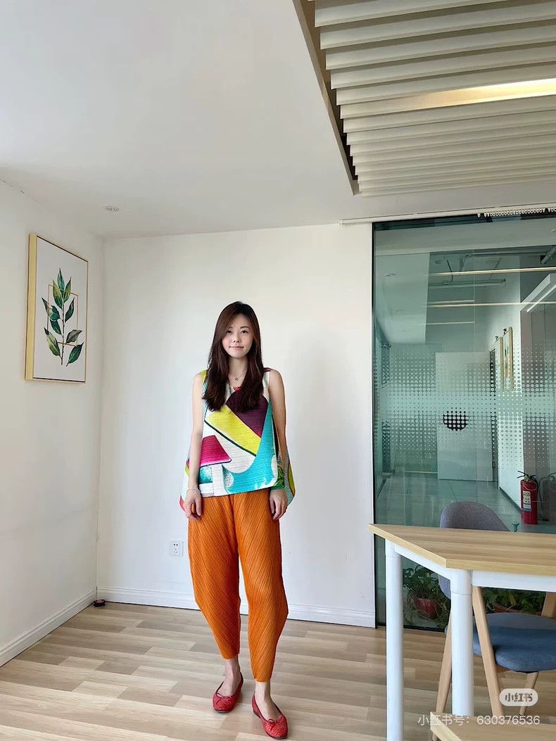 Issey Miyake Issey Miyake Earthy orange pleated pants Size 26" / US 2 / IT 38 - 5 Thumbnail
